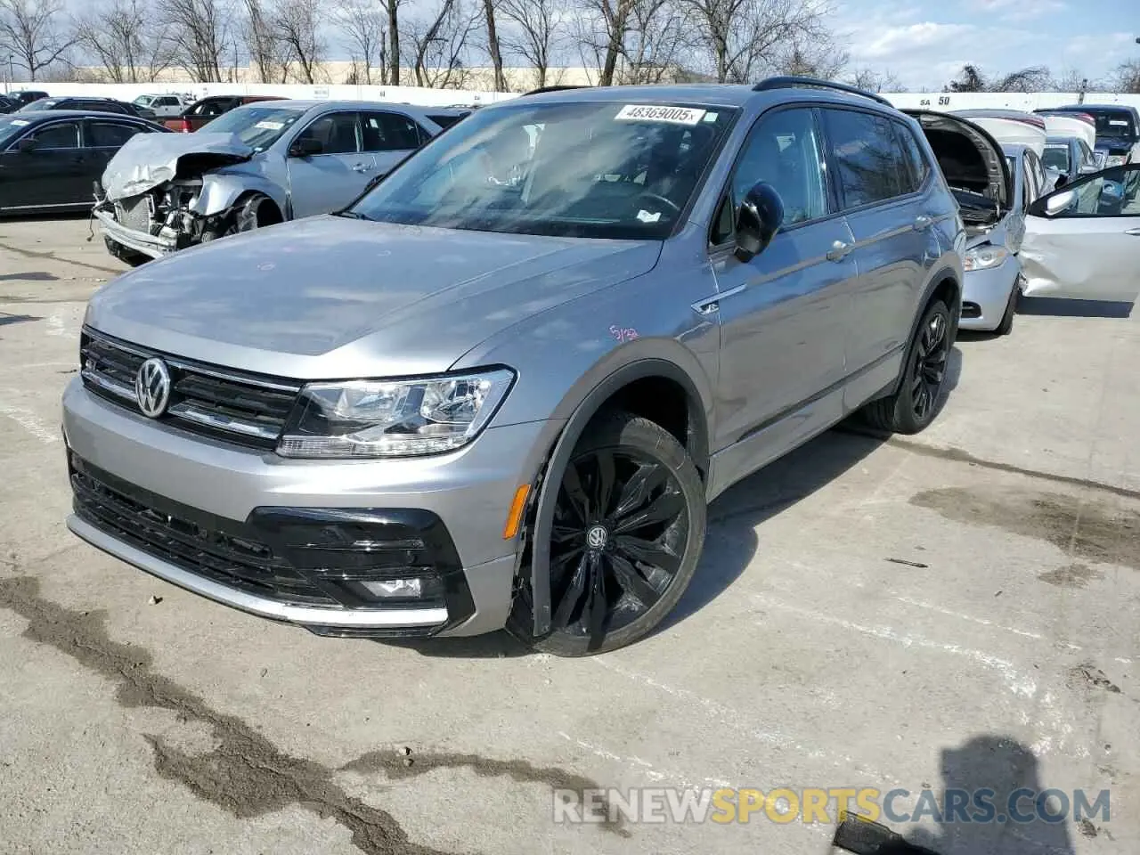 1 Photograph of a damaged car 3VV2B7AX4MM149636 VOLKSWAGEN TIGUAN 2021