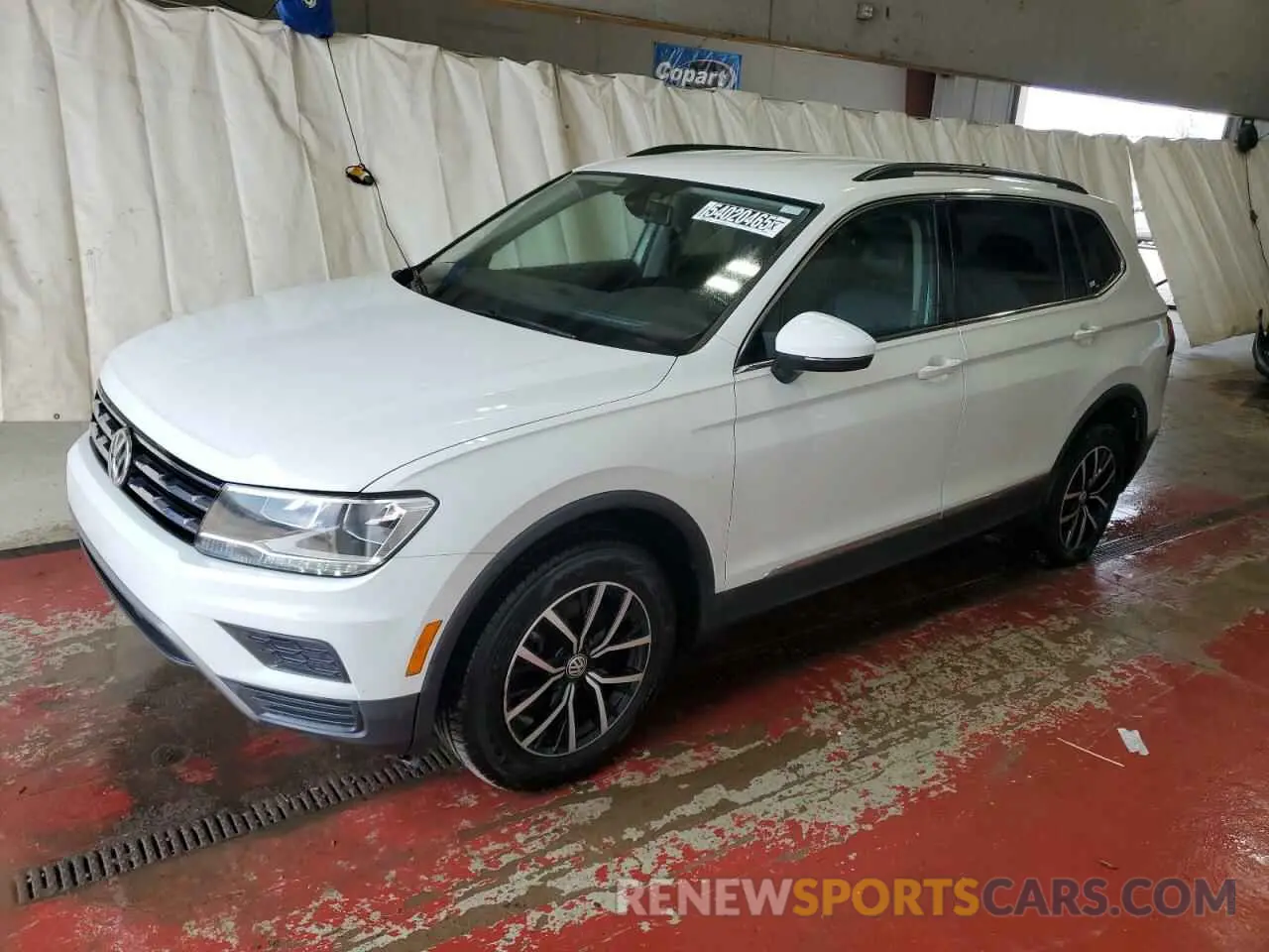 1 Photograph of a damaged car 3VV2B7AX5MM009482 VOLKSWAGEN TIGUAN 2021