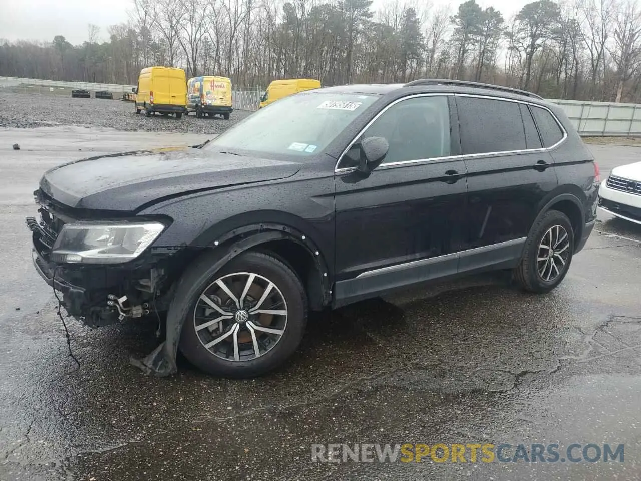1 Photograph of a damaged car 3VV2B7AX5MM058164 VOLKSWAGEN TIGUAN 2021