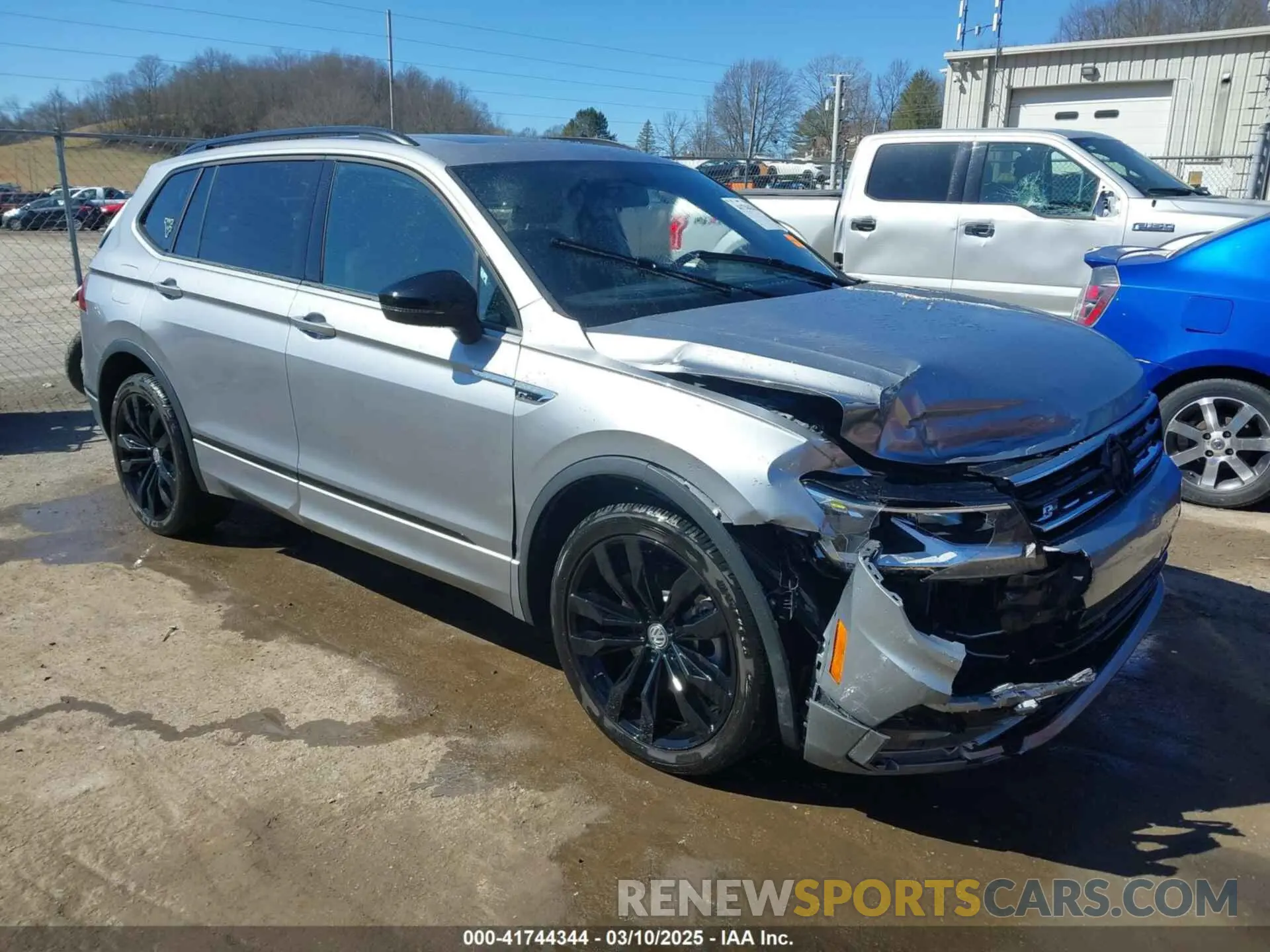 1 Photograph of a damaged car 3VV2B7AX5MM113633 VOLKSWAGEN TIGUAN 2021