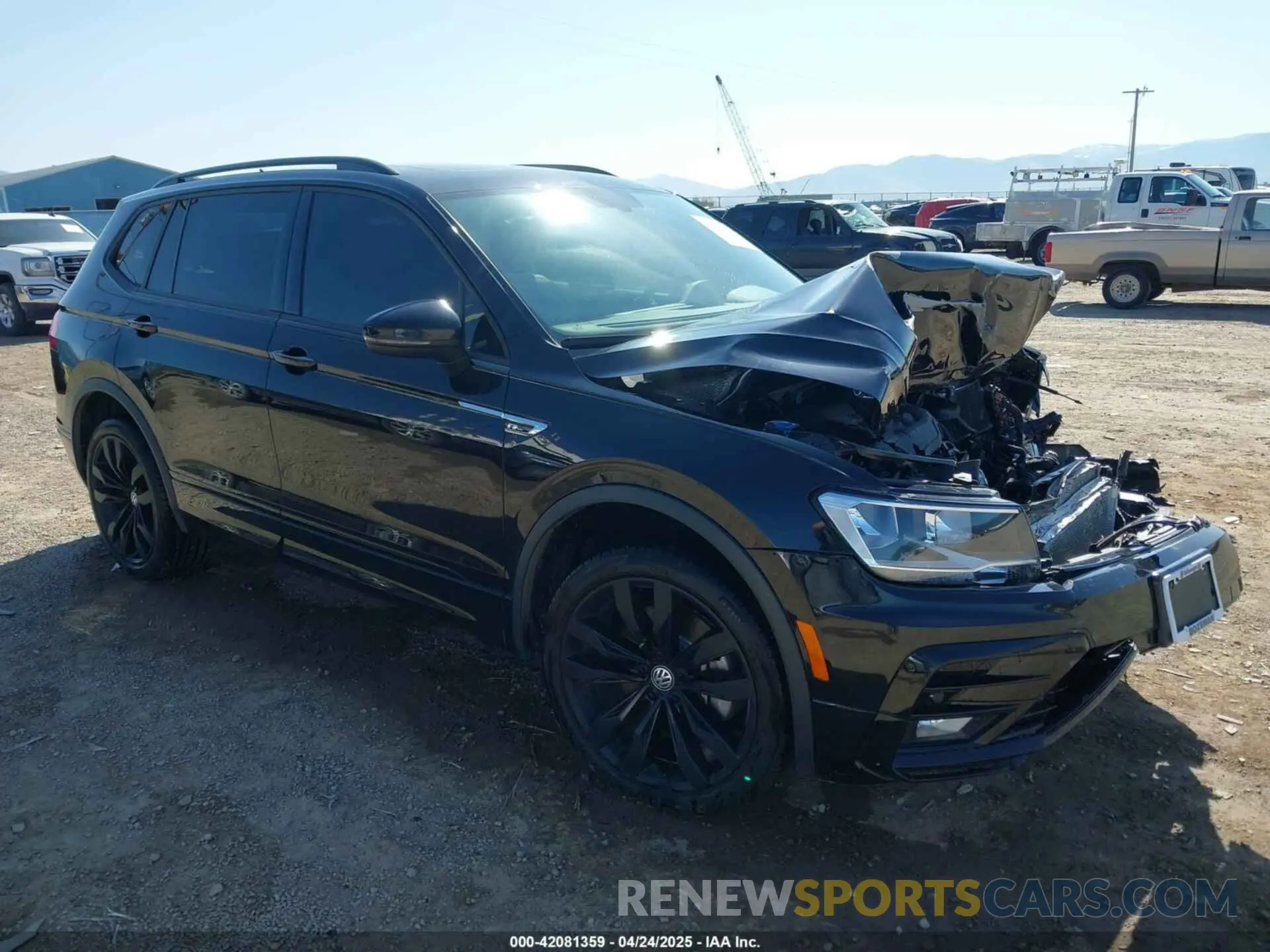 1 Photograph of a damaged car 3VV2B7AX5MM140654 VOLKSWAGEN TIGUAN 2021
