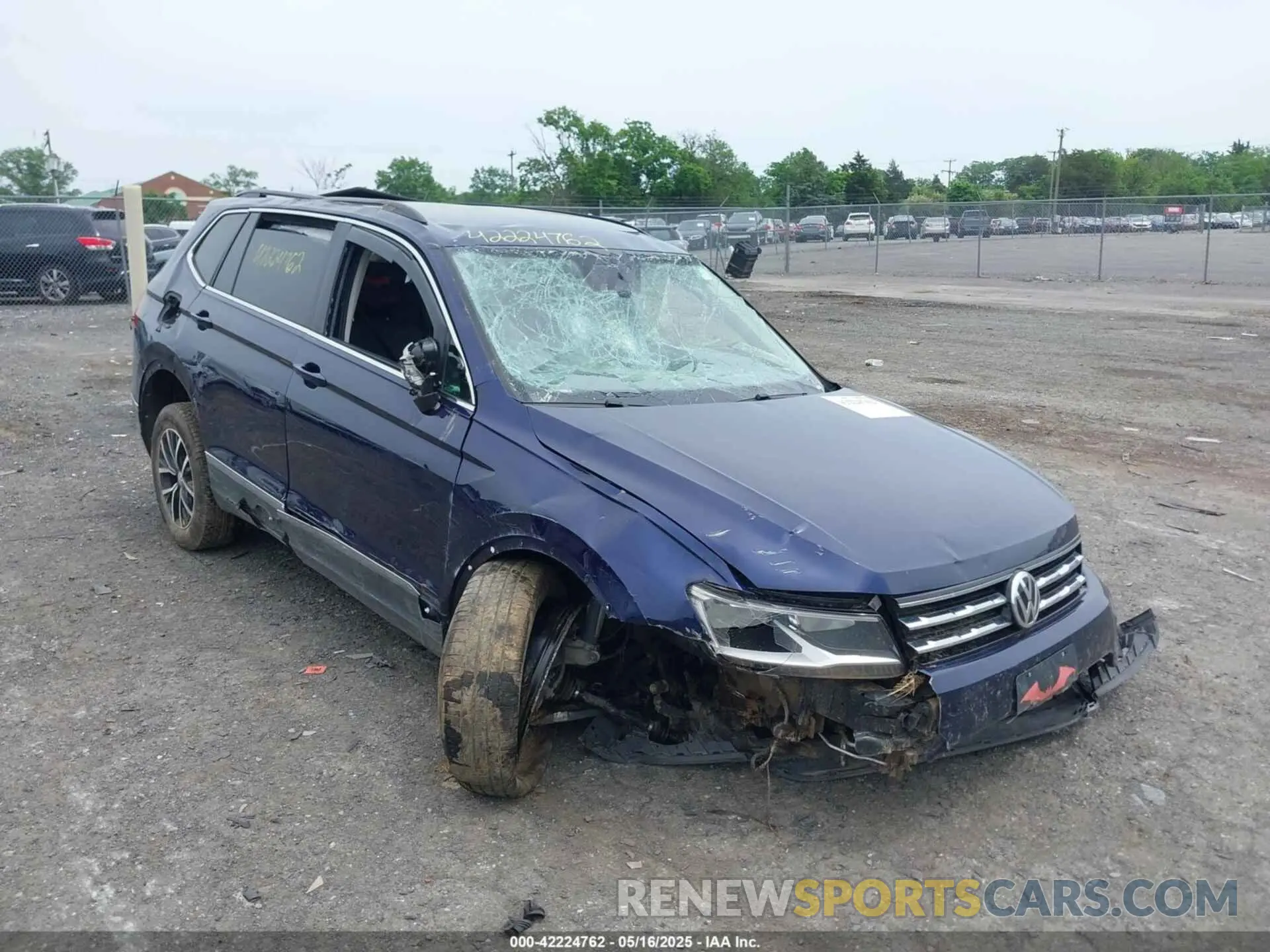 1 Photograph of a damaged car 3VV2B7AX6MM078293 VOLKSWAGEN TIGUAN 2021