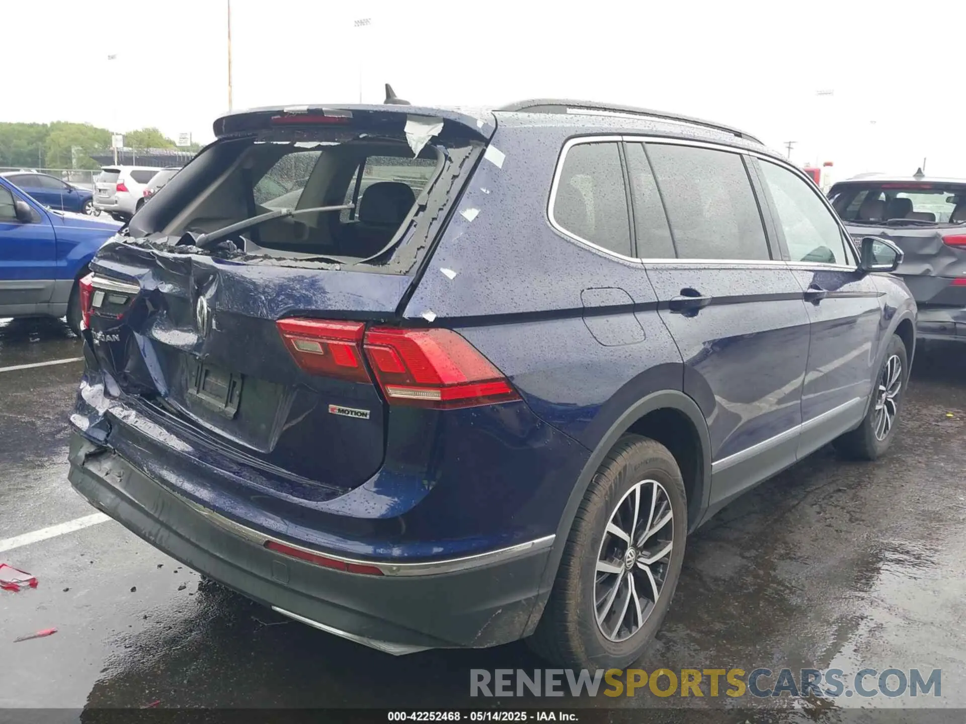 4 Photograph of a damaged car 3VV2B7AX6MM093344 VOLKSWAGEN TIGUAN 2021