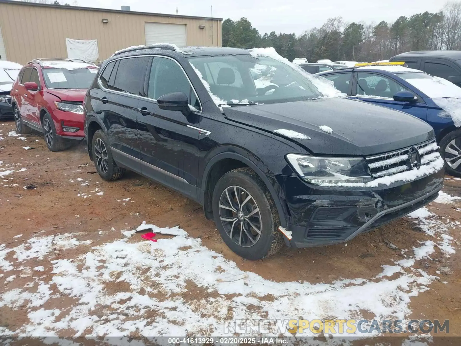 1 Photograph of a damaged car 3VV2B7AX6MM102379 VOLKSWAGEN TIGUAN 2021
