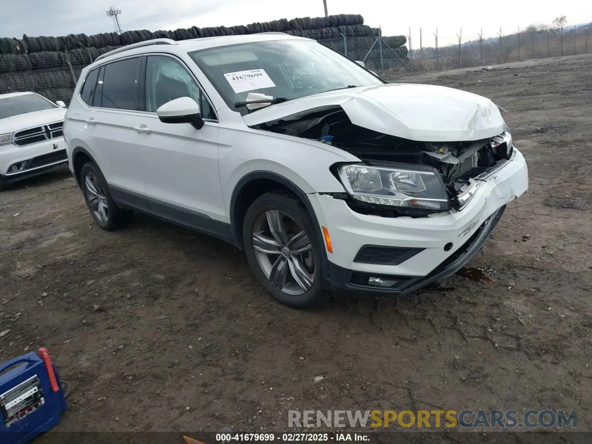 1 Photograph of a damaged car 3VV2B7AX7MM096267 VOLKSWAGEN TIGUAN 2021