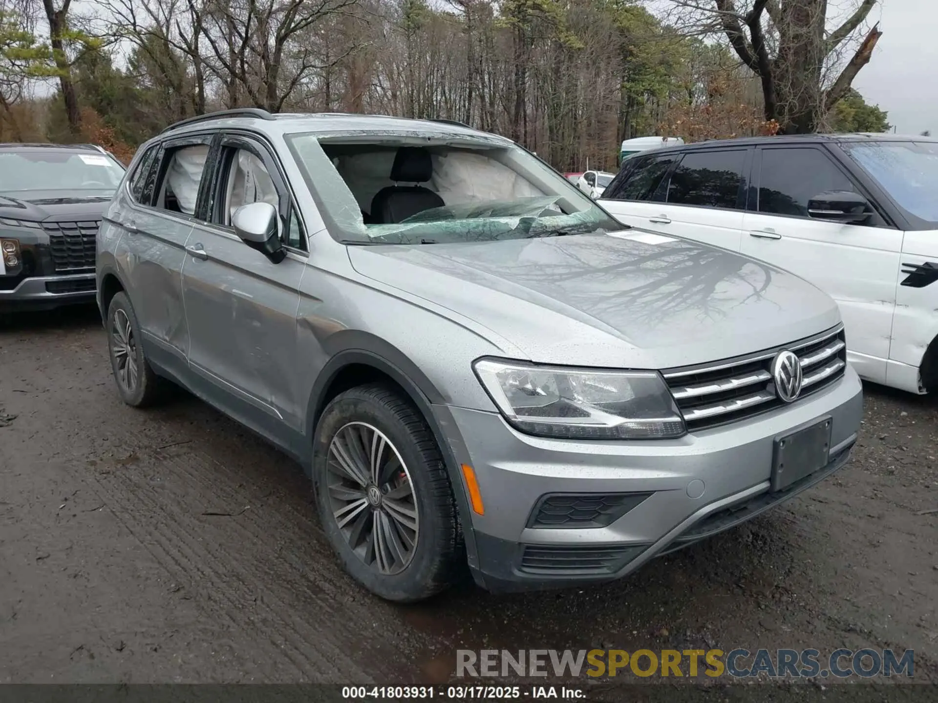 1 Photograph of a damaged car 3VV2B7AX8MM100651 VOLKSWAGEN TIGUAN 2021