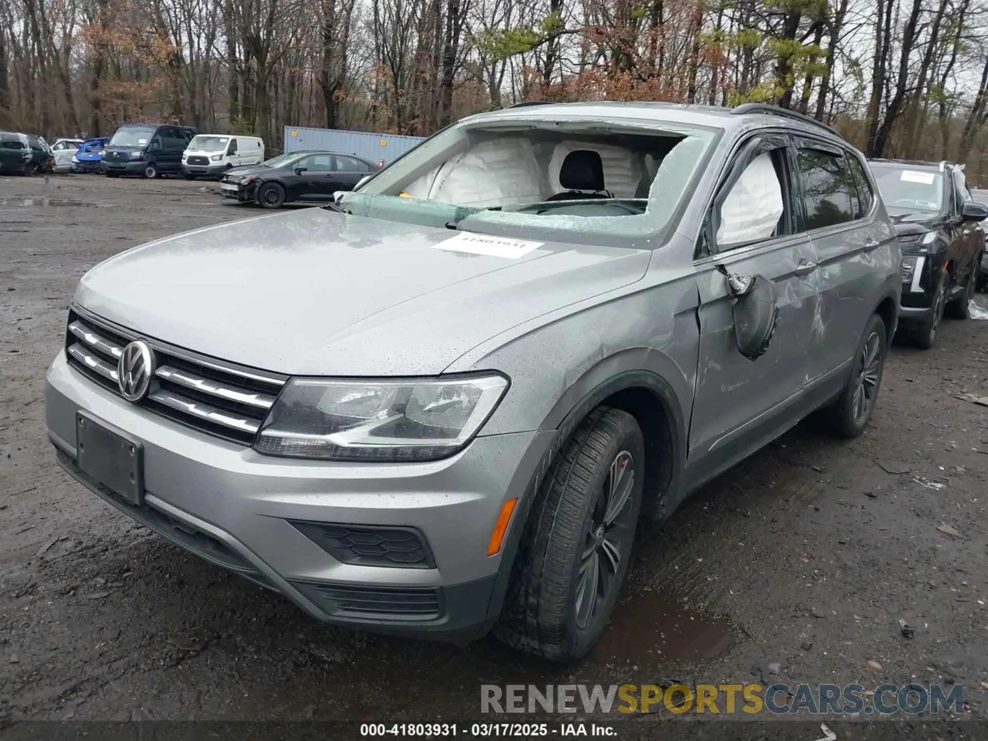 2 Photograph of a damaged car 3VV2B7AX8MM100651 VOLKSWAGEN TIGUAN 2021
