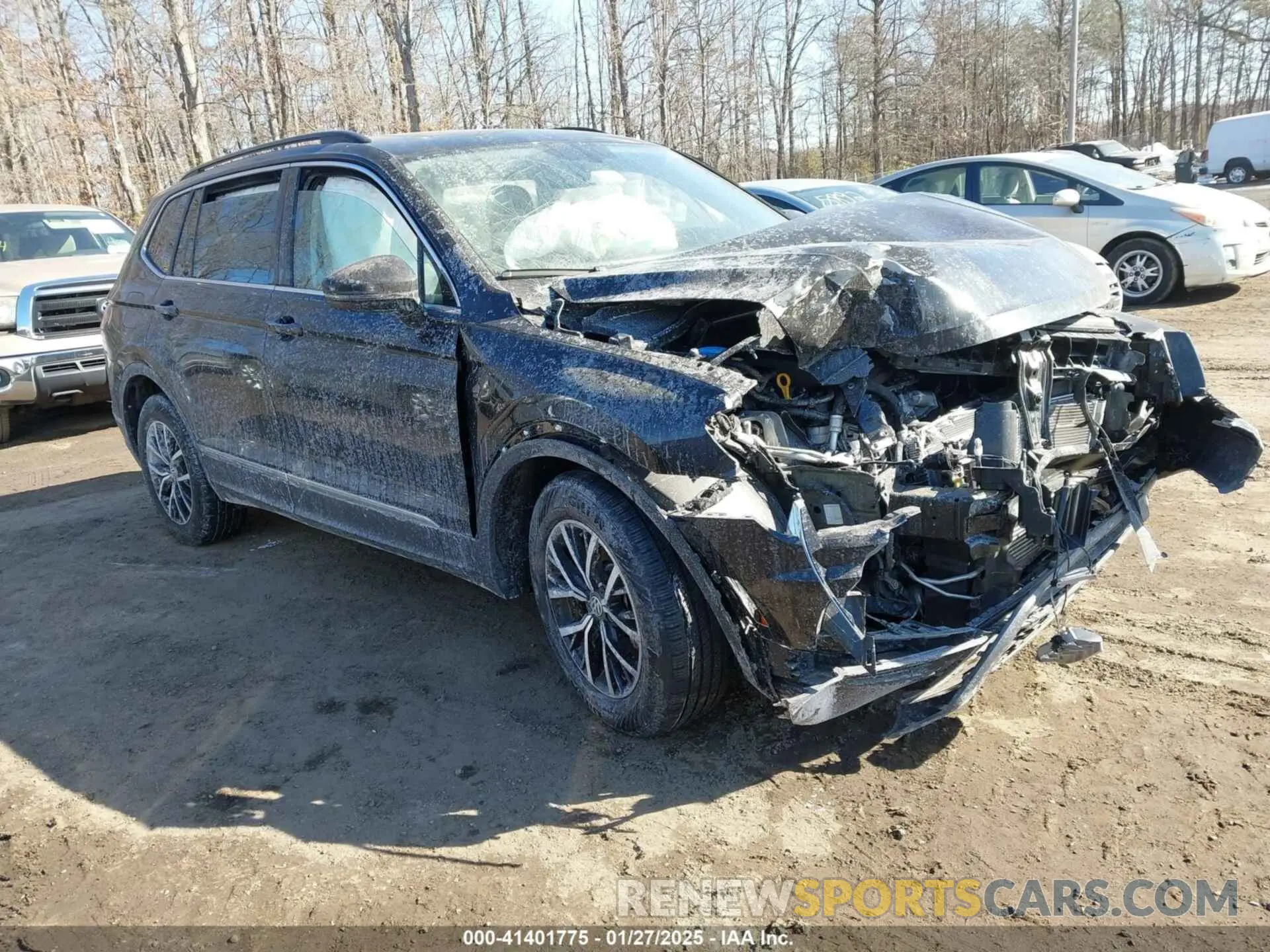 1 Photograph of a damaged car 3VV2B7AX8MM138946 VOLKSWAGEN TIGUAN 2021