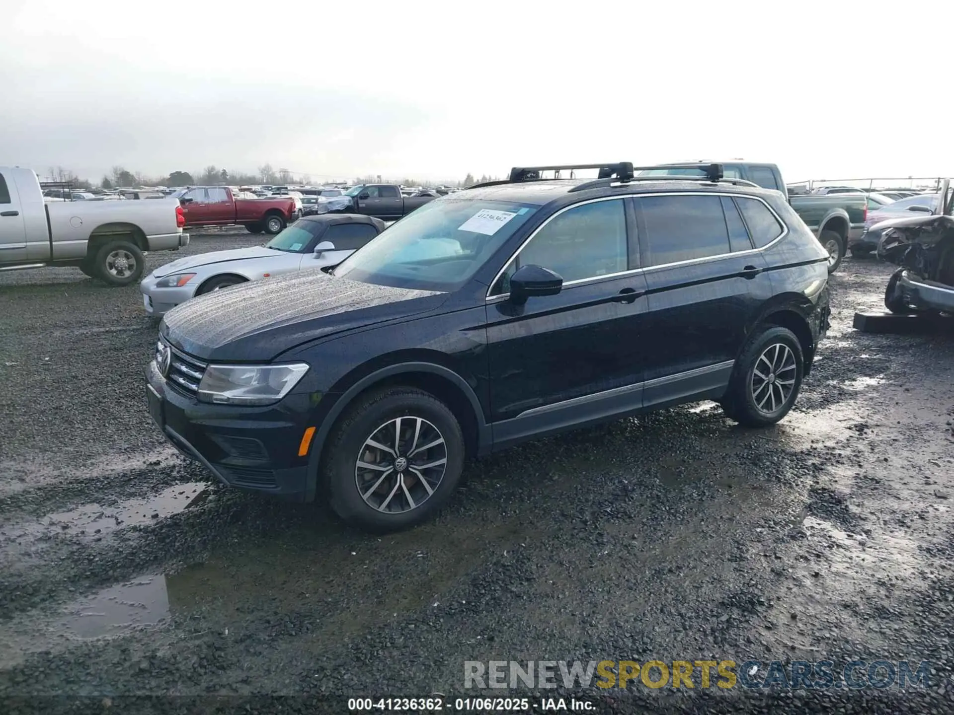 2 Photograph of a damaged car 3VV2B7AX9MM028973 VOLKSWAGEN TIGUAN 2021