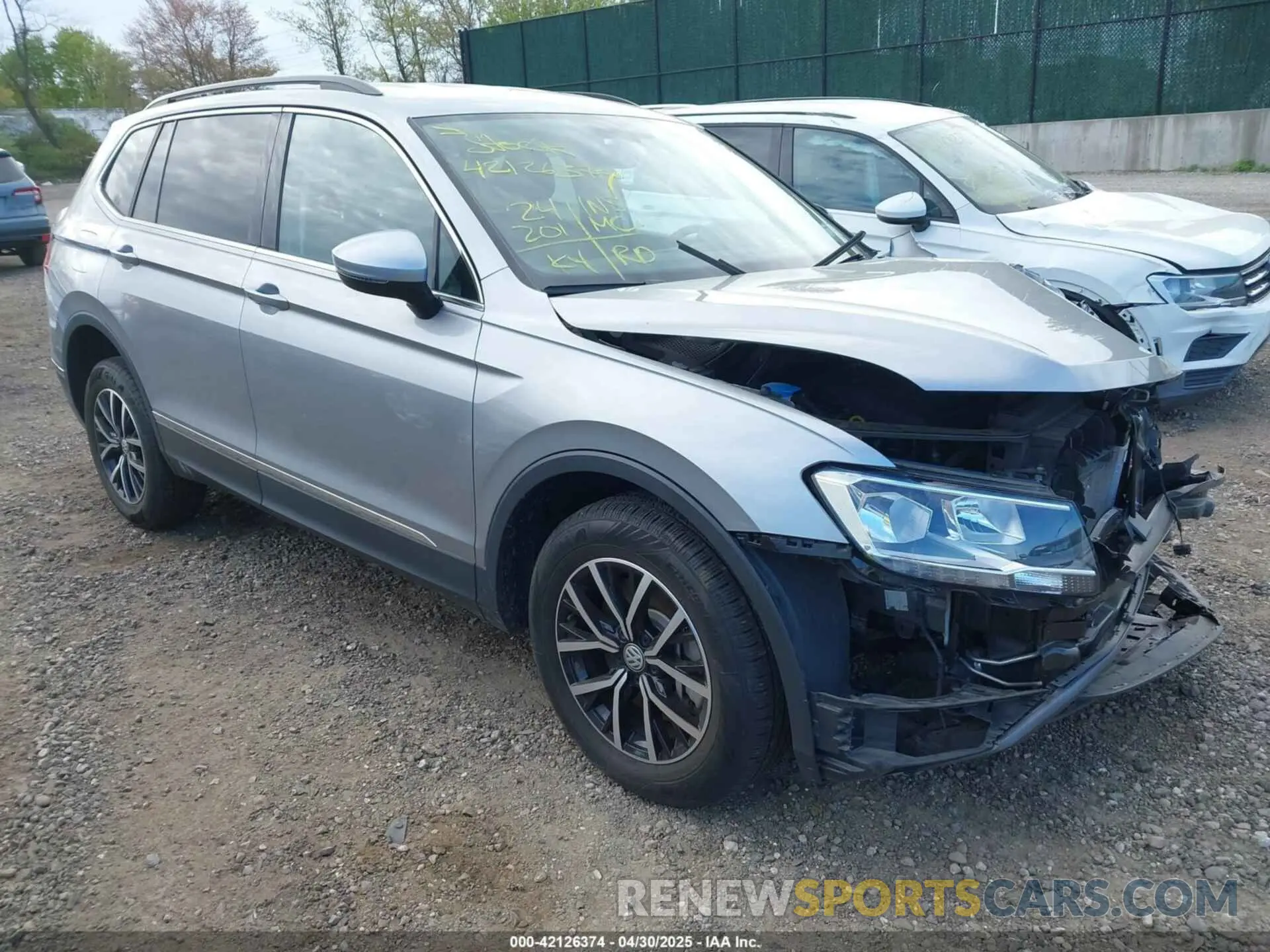 1 Photograph of a damaged car 3VV2B7AX9MM135540 VOLKSWAGEN TIGUAN 2021