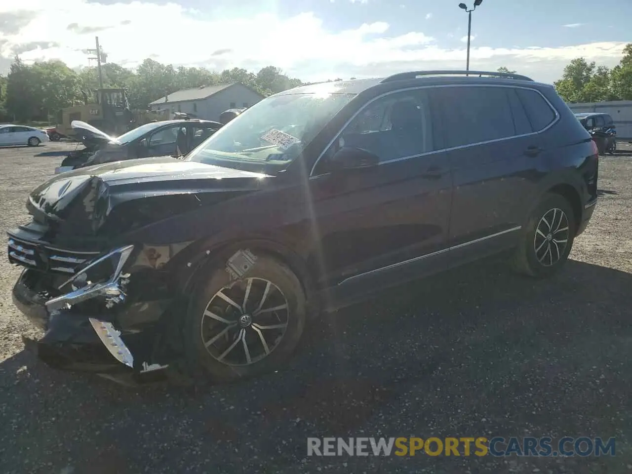 1 Photograph of a damaged car 3VV2B7AX9MM136445 VOLKSWAGEN TIGUAN 2021