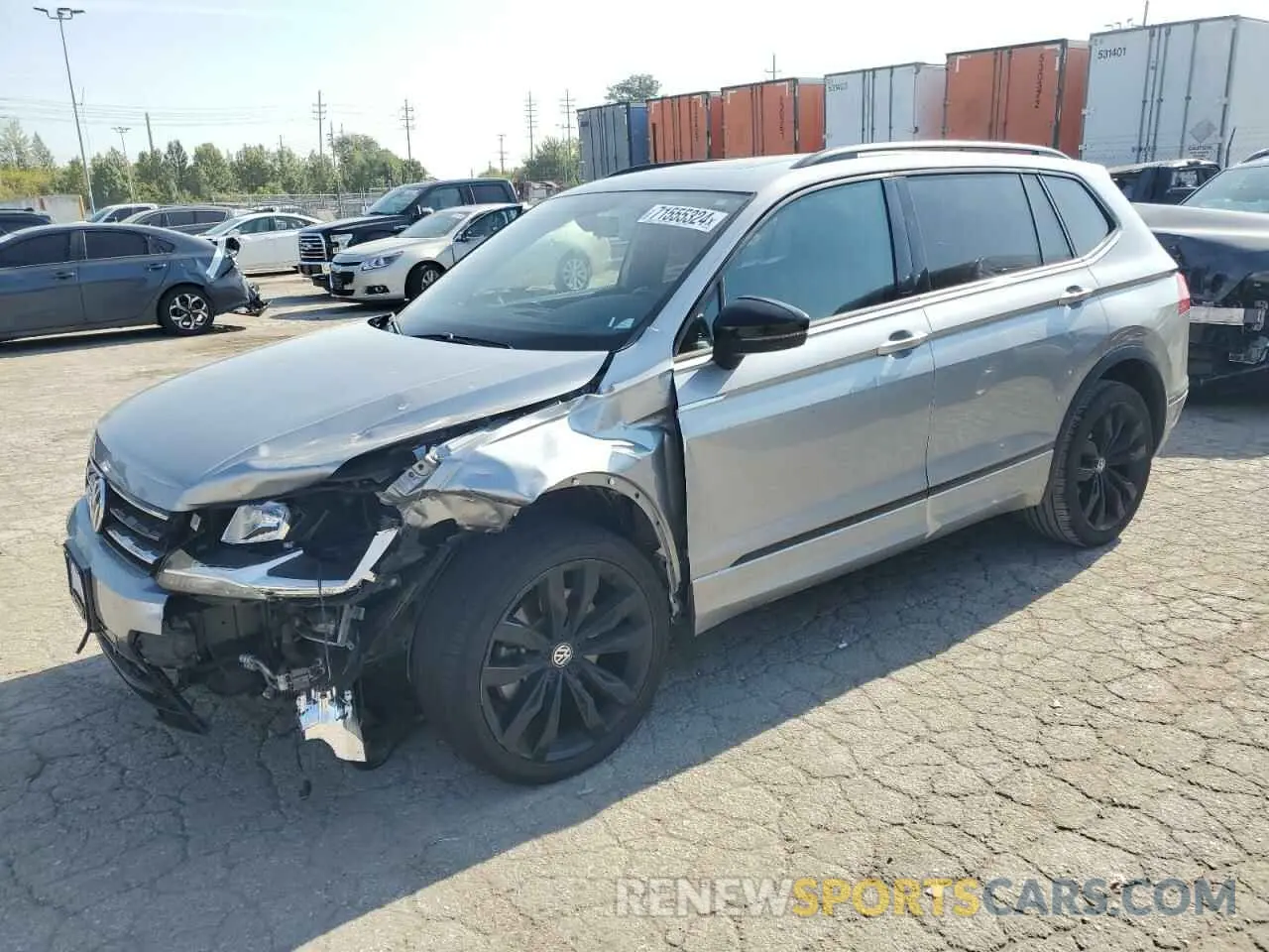 1 Photograph of a damaged car 3VV3B7AX0MM117125 VOLKSWAGEN TIGUAN 2021