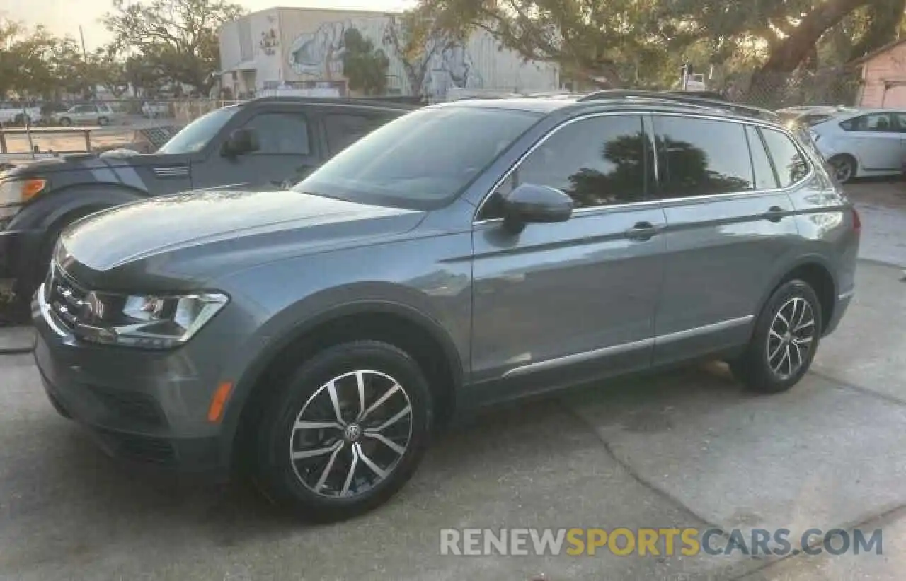 2 Photograph of a damaged car 3VV3B7AX1MM087259 VOLKSWAGEN TIGUAN 2021