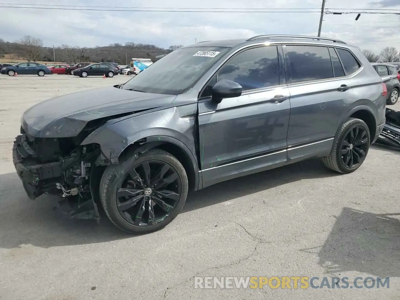 1 Photograph of a damaged car 3VV3B7AX3MM116051 VOLKSWAGEN TIGUAN 2021