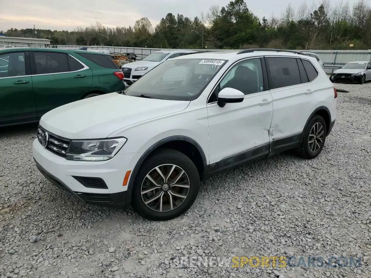 1 Photograph of a damaged car 3VV3B7AX4MM080130 VOLKSWAGEN TIGUAN 2021