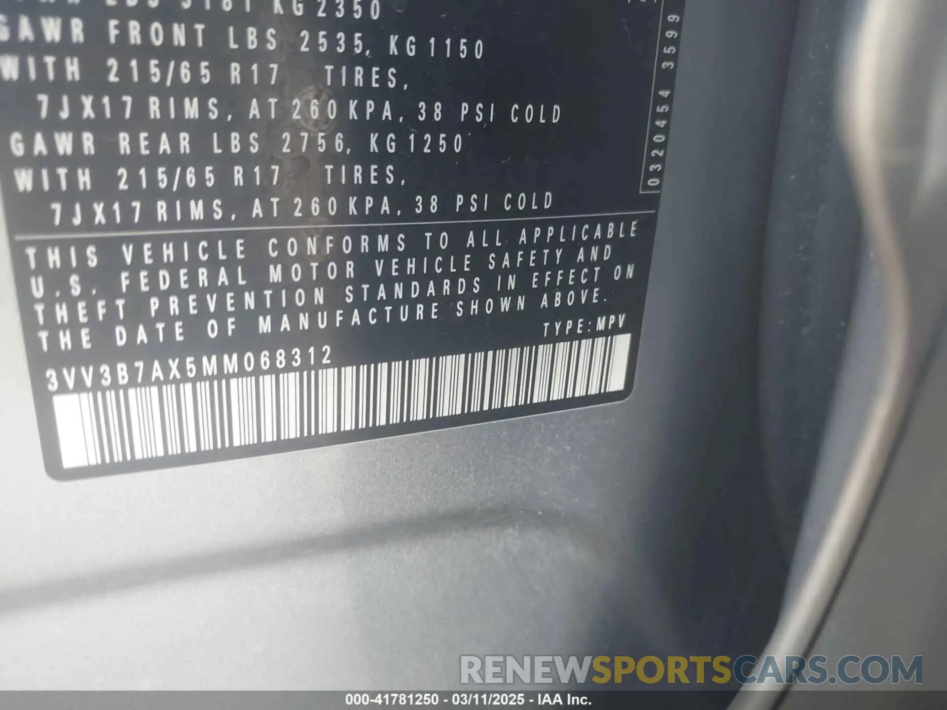 9 Photograph of a damaged car 3VV3B7AX5MM068312 VOLKSWAGEN TIGUAN 2021