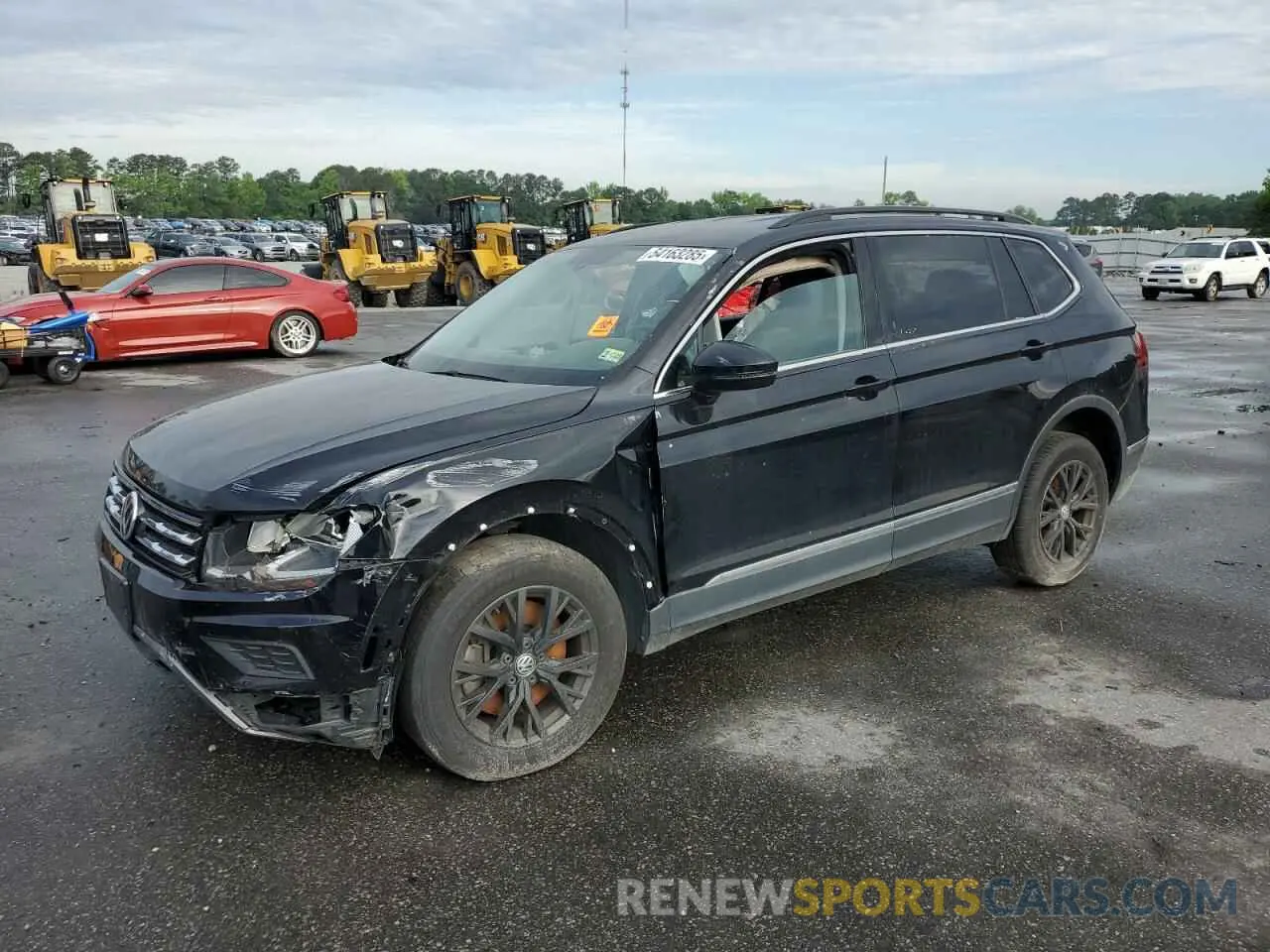 1 Photograph of a damaged car 3VV3B7AX6MM100281 VOLKSWAGEN TIGUAN 2021