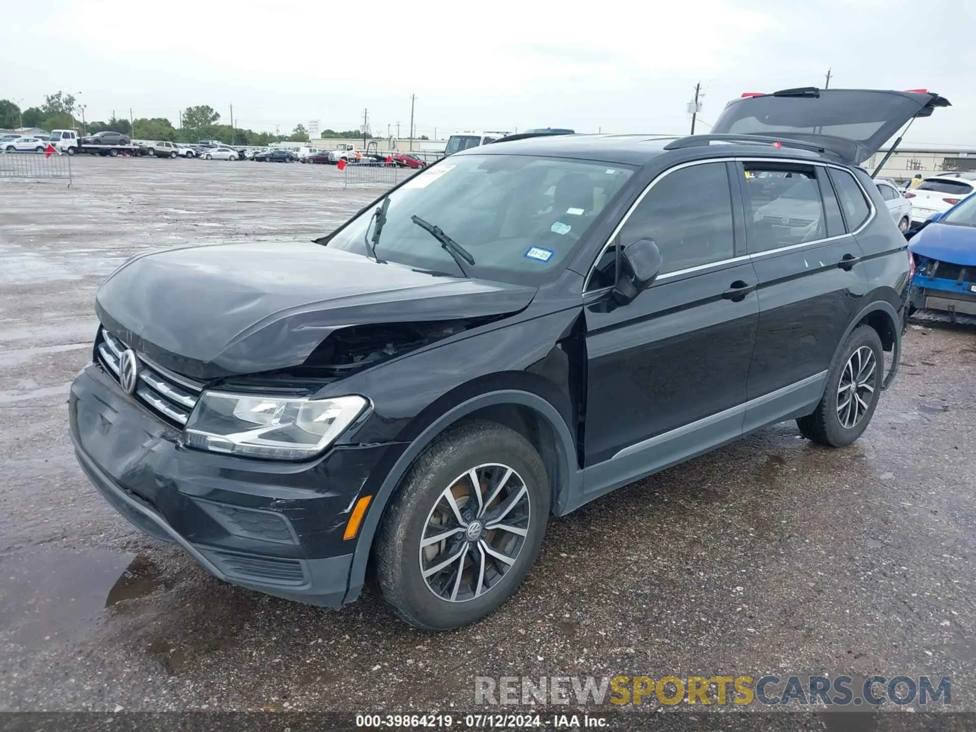 2 Photograph of a damaged car 3VV3B7AX7MM004286 VOLKSWAGEN TIGUAN 2021