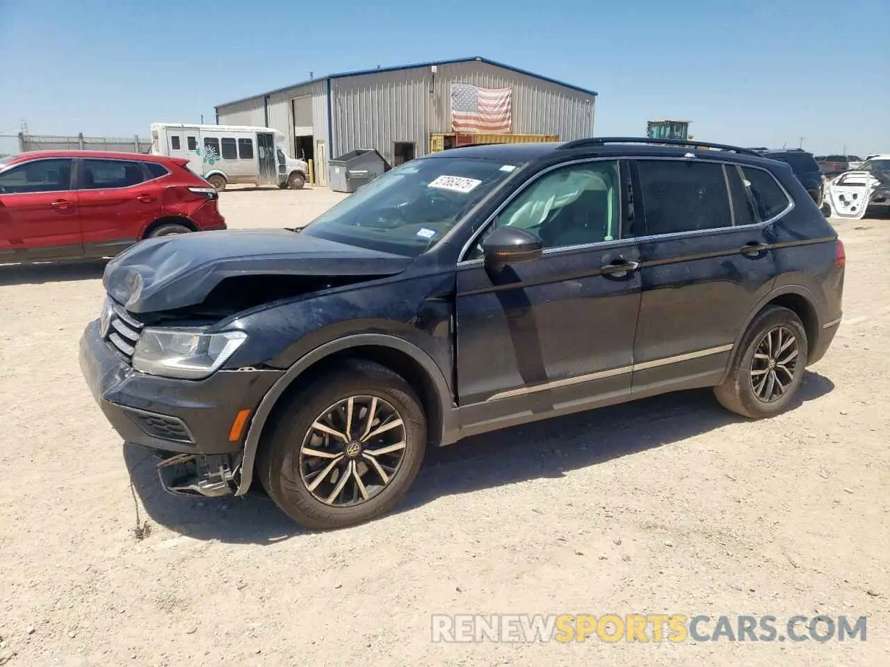 1 Photograph of a damaged car 3VV3B7AX8MM024773 VOLKSWAGEN TIGUAN 2021