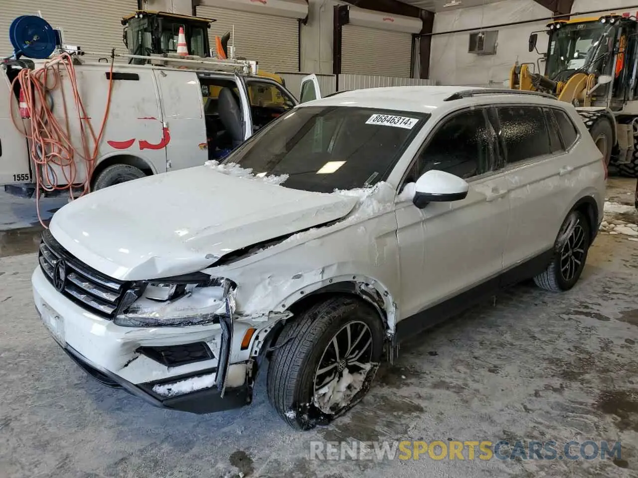 1 Photograph of a damaged car 3VV3B7AX8MM026717 VOLKSWAGEN TIGUAN 2021