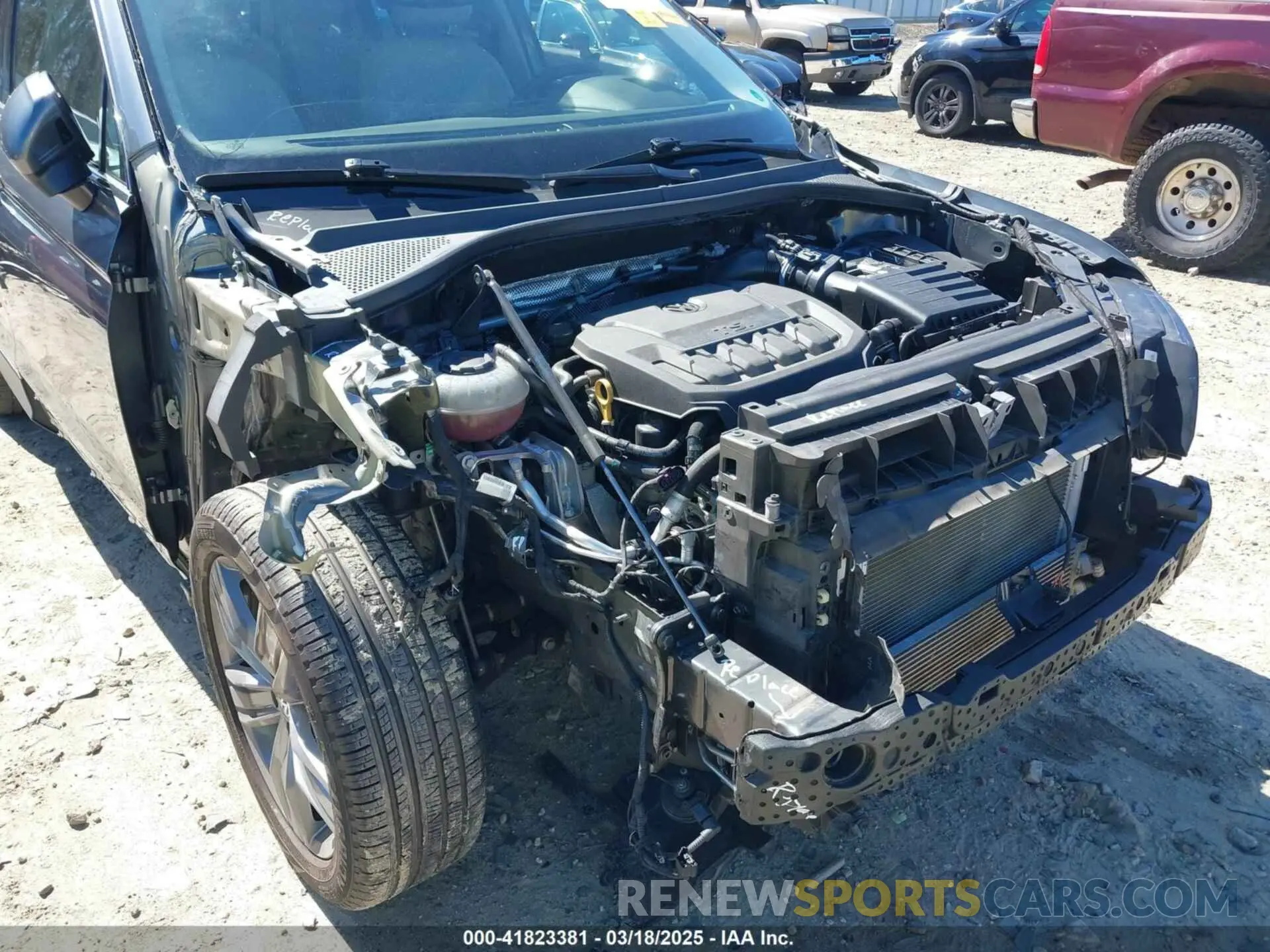 6 Photograph of a damaged car 3VV3B7AX8MM029357 VOLKSWAGEN TIGUAN 2021