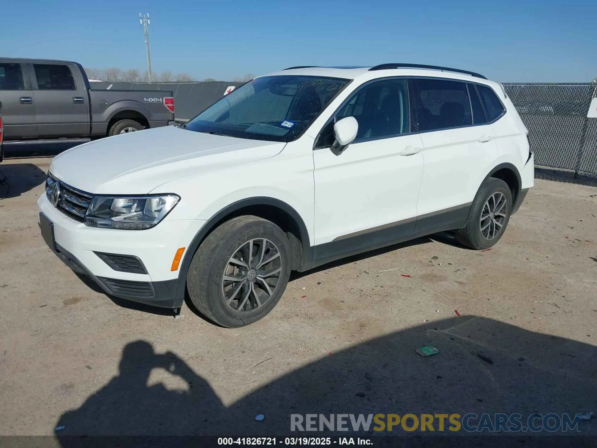 2 Photograph of a damaged car 3VV3B7AX9MM051920 VOLKSWAGEN TIGUAN 2021