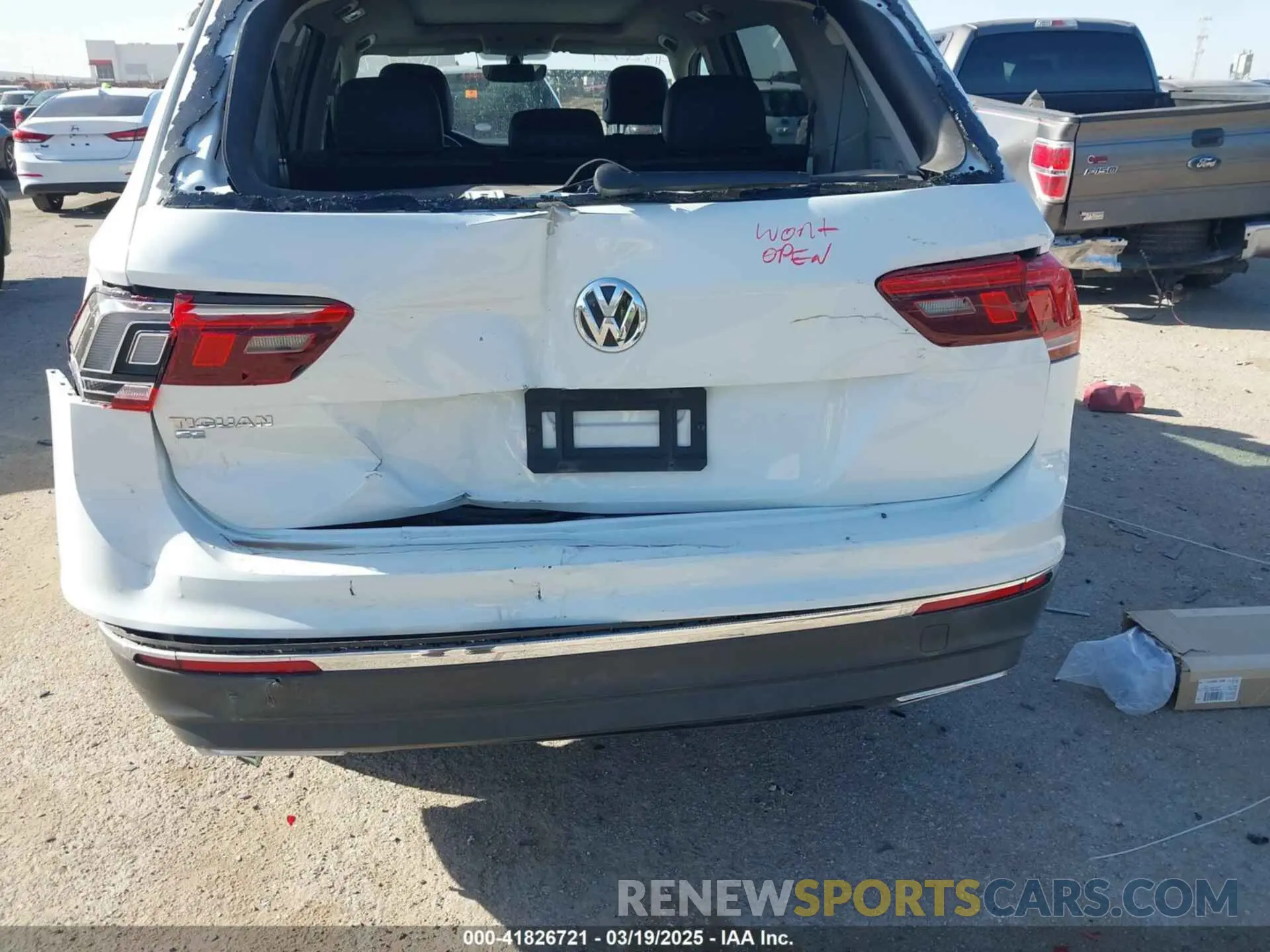 6 Photograph of a damaged car 3VV3B7AX9MM051920 VOLKSWAGEN TIGUAN 2021