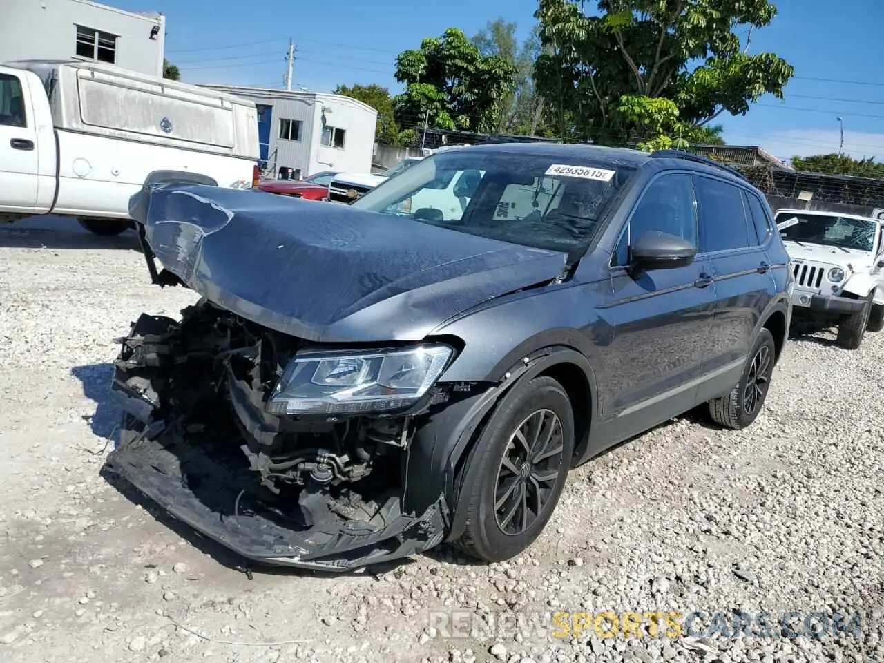 1 Photograph of a damaged car 3VV3B7AXXMM005822 VOLKSWAGEN TIGUAN 2021