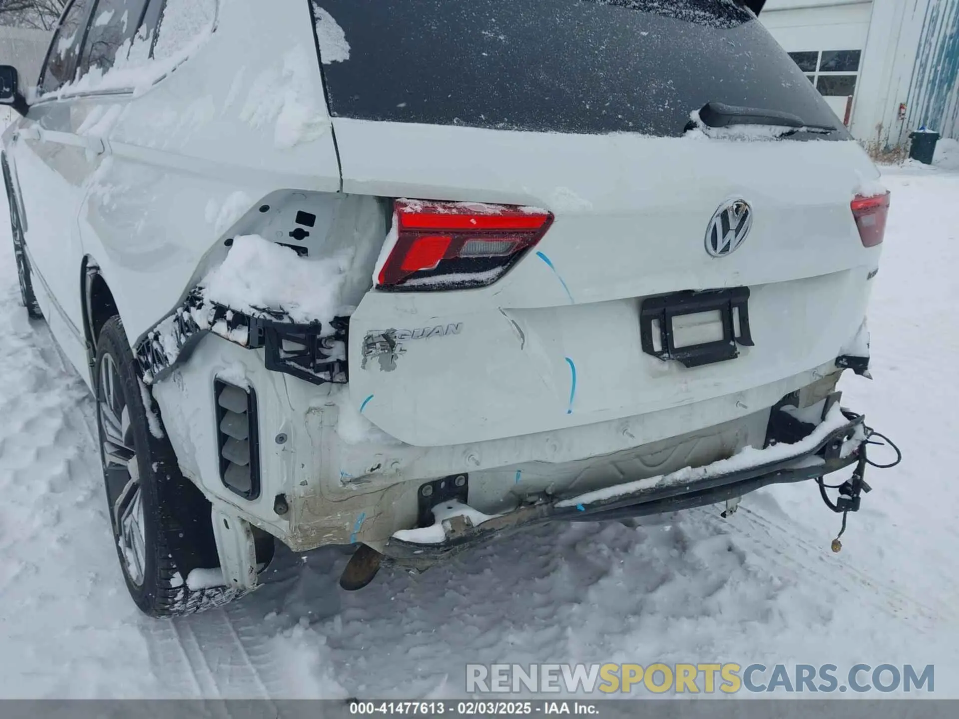 6 Photograph of a damaged car 3VV4B7AX3MM153105 VOLKSWAGEN TIGUAN 2021
