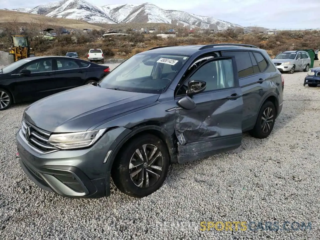 1 Photograph of a damaged car 3VV0B7AX2NM038768 VOLKSWAGEN TIGUAN 2022