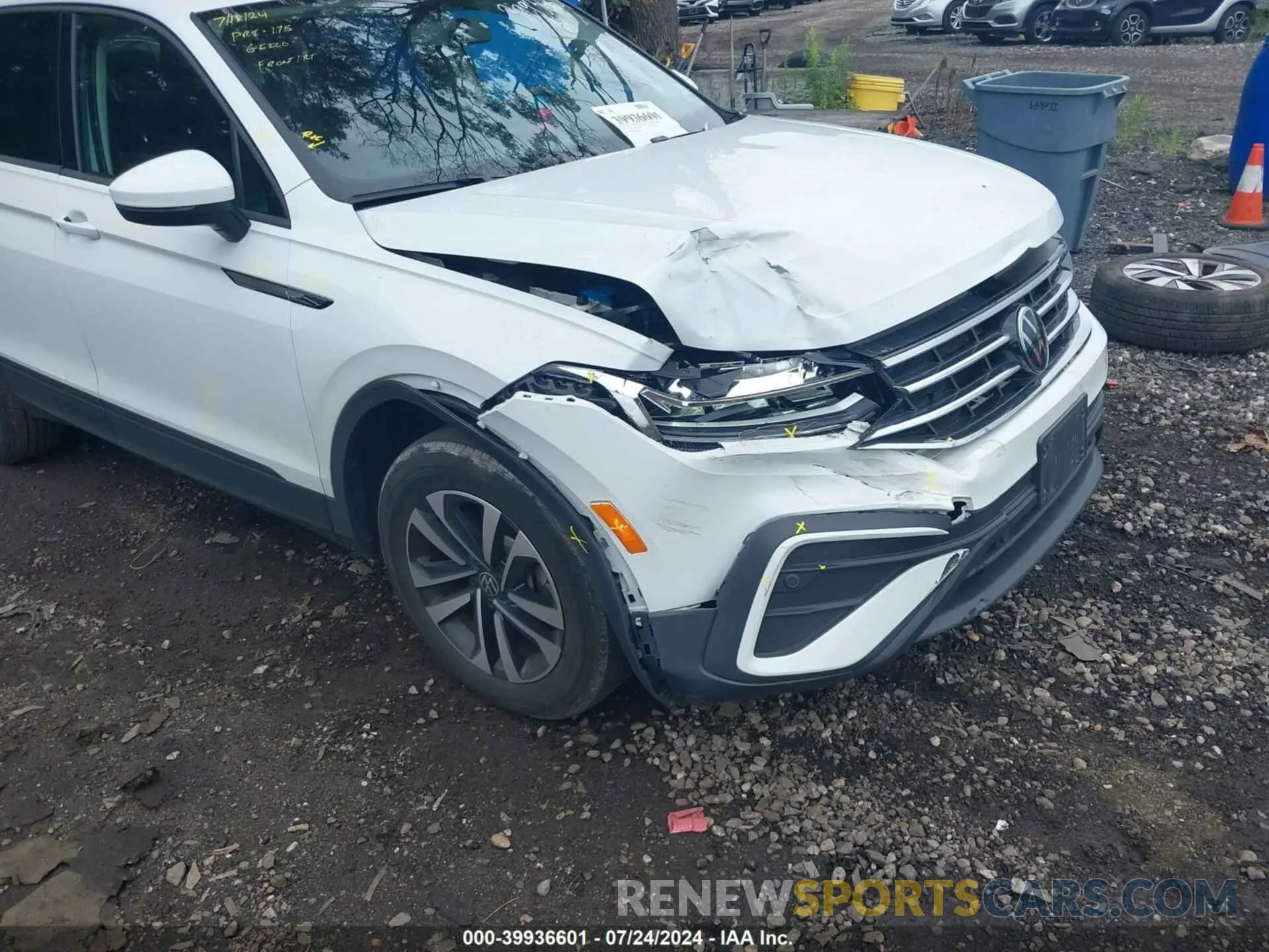 6 Photograph of a damaged car 3VV0B7AX2NM080597 VOLKSWAGEN TIGUAN 2022