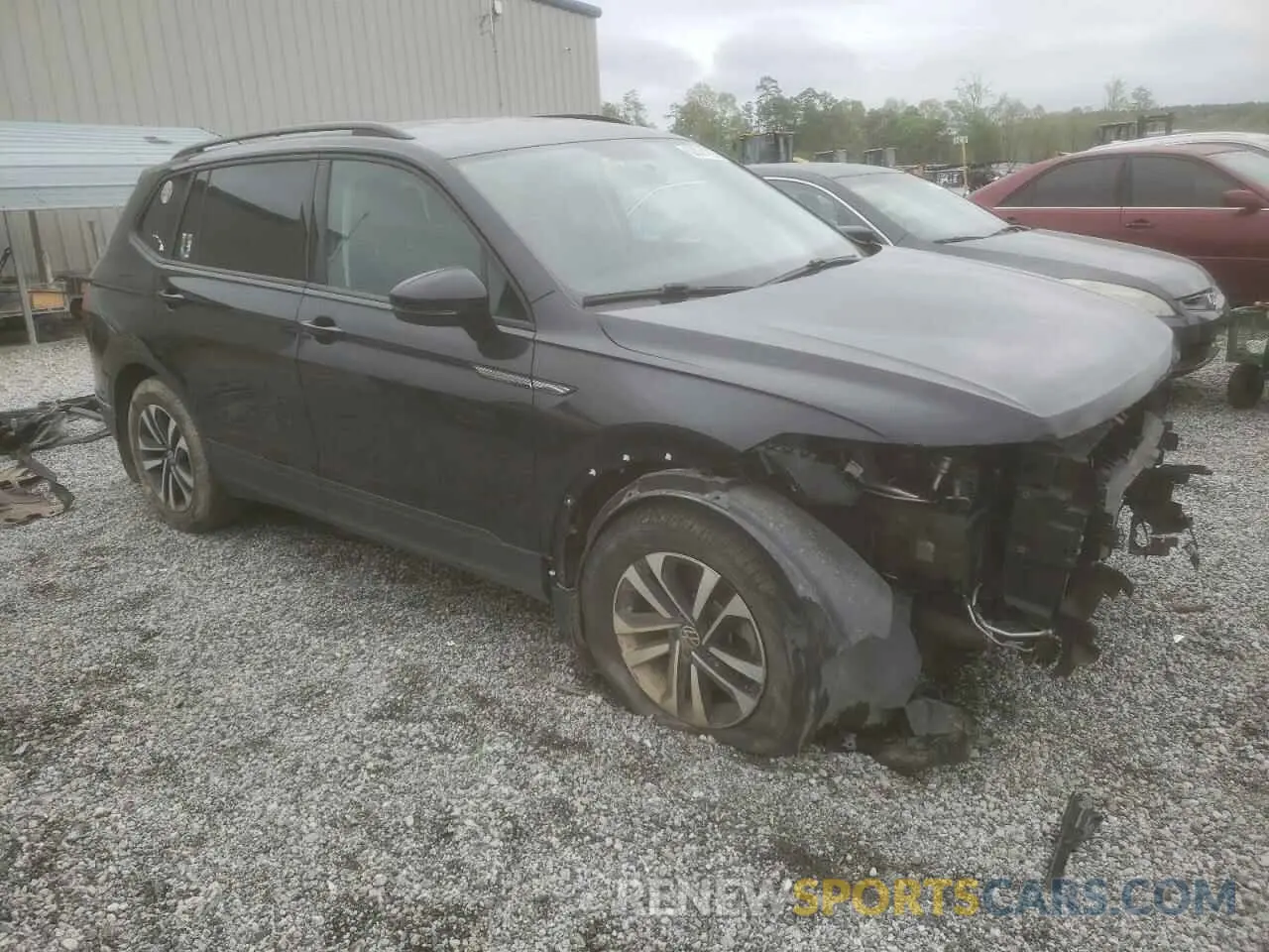 4 Photograph of a damaged car 3VV0B7AX3NM076297 VOLKSWAGEN TIGUAN 2022