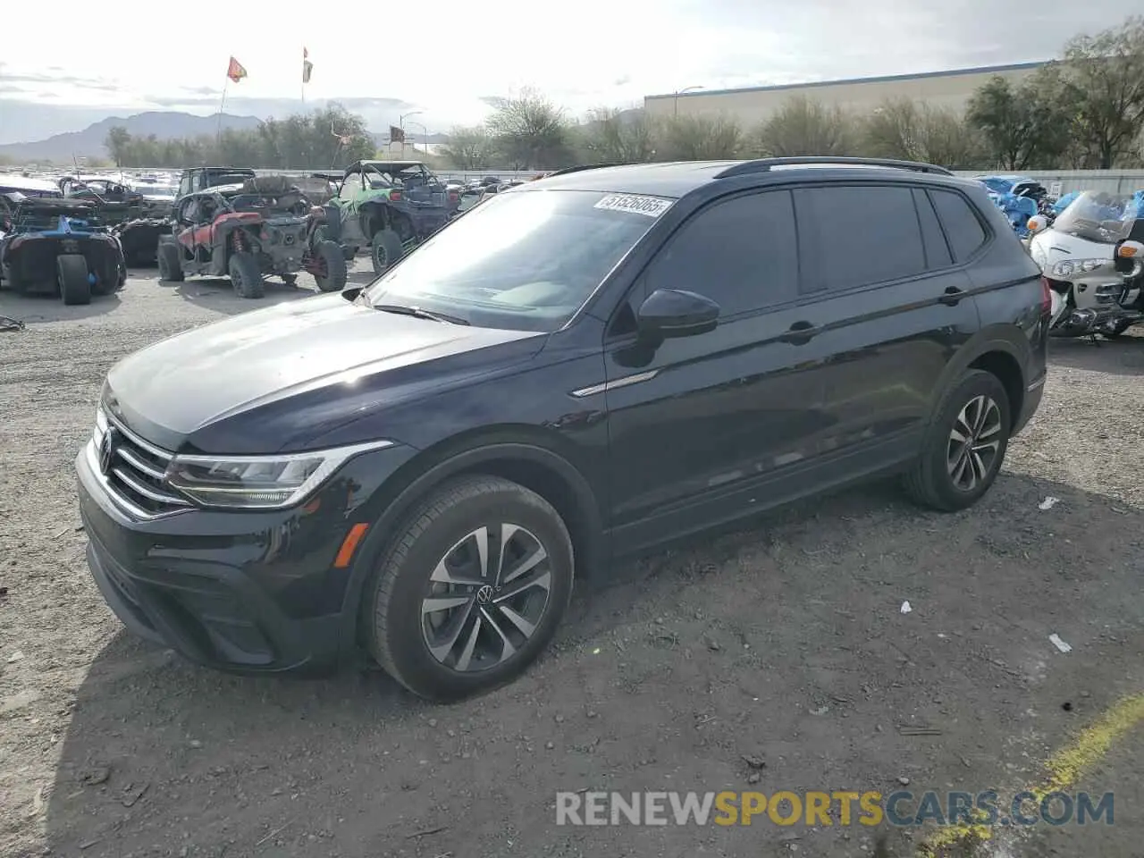 1 Photograph of a damaged car 3VV1B7AX3NM152153 VOLKSWAGEN TIGUAN 2022