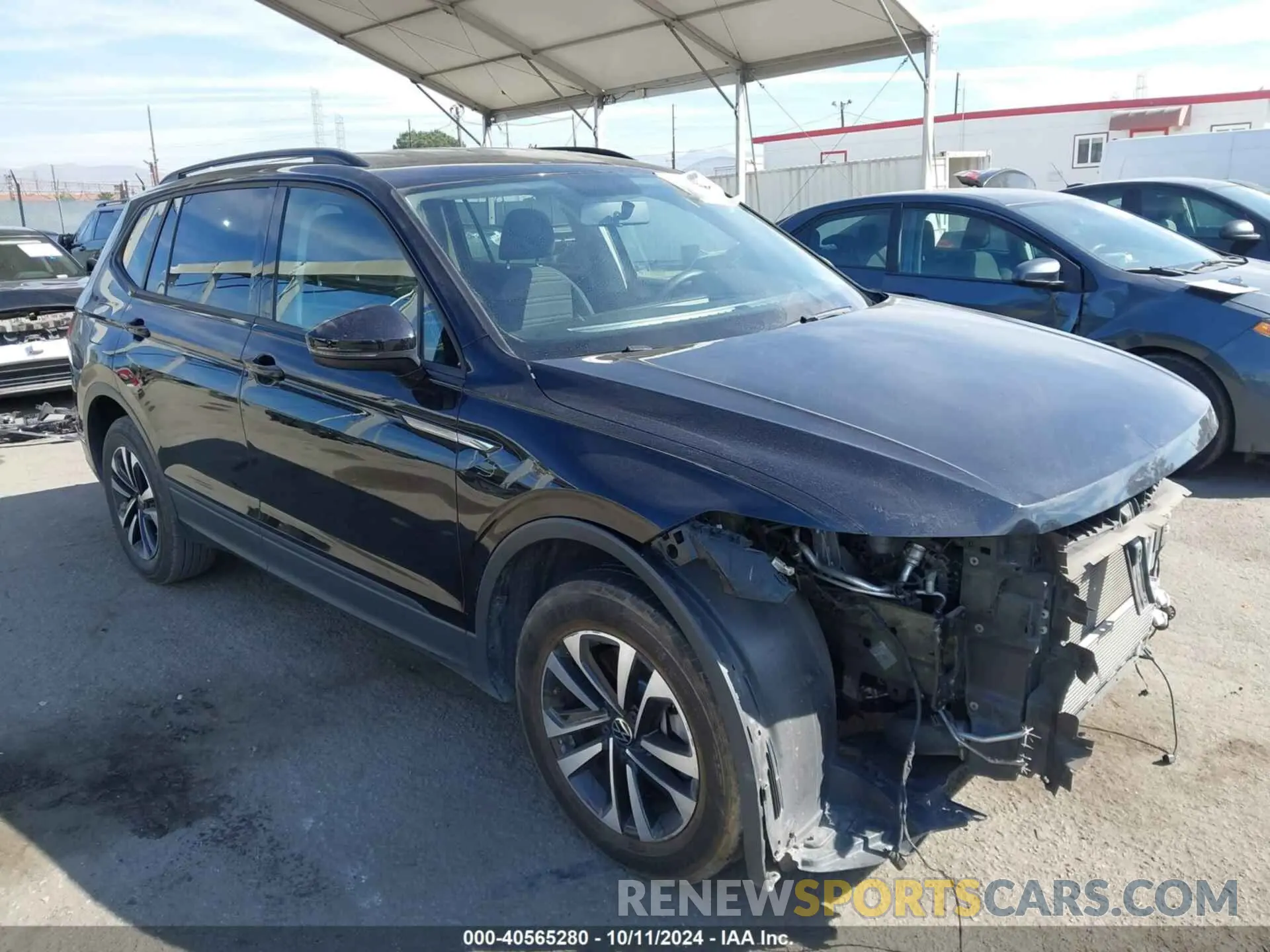 1 Photograph of a damaged car 3VV1B7AX9NM119626 VOLKSWAGEN TIGUAN 2022