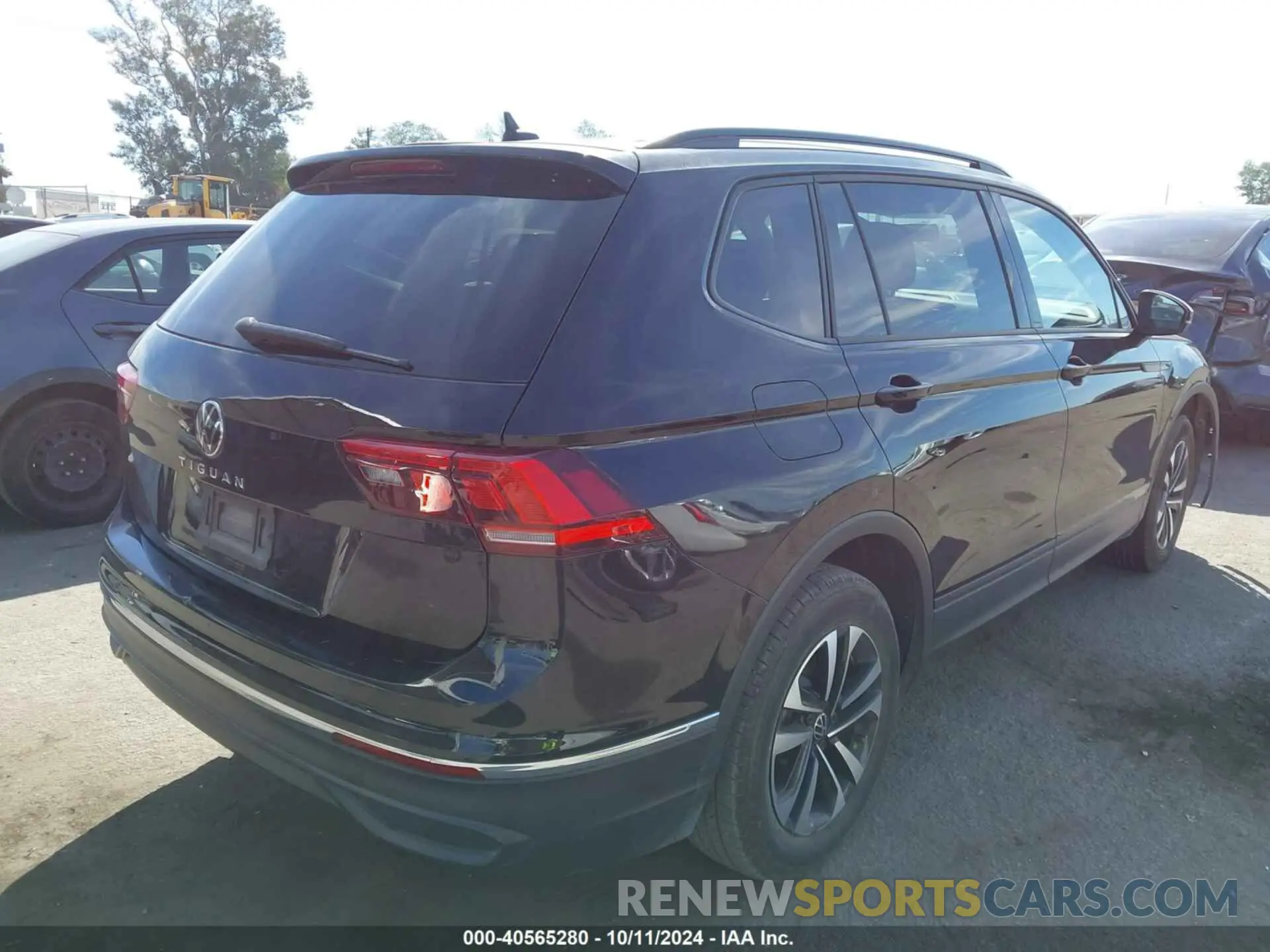 4 Photograph of a damaged car 3VV1B7AX9NM119626 VOLKSWAGEN TIGUAN 2022