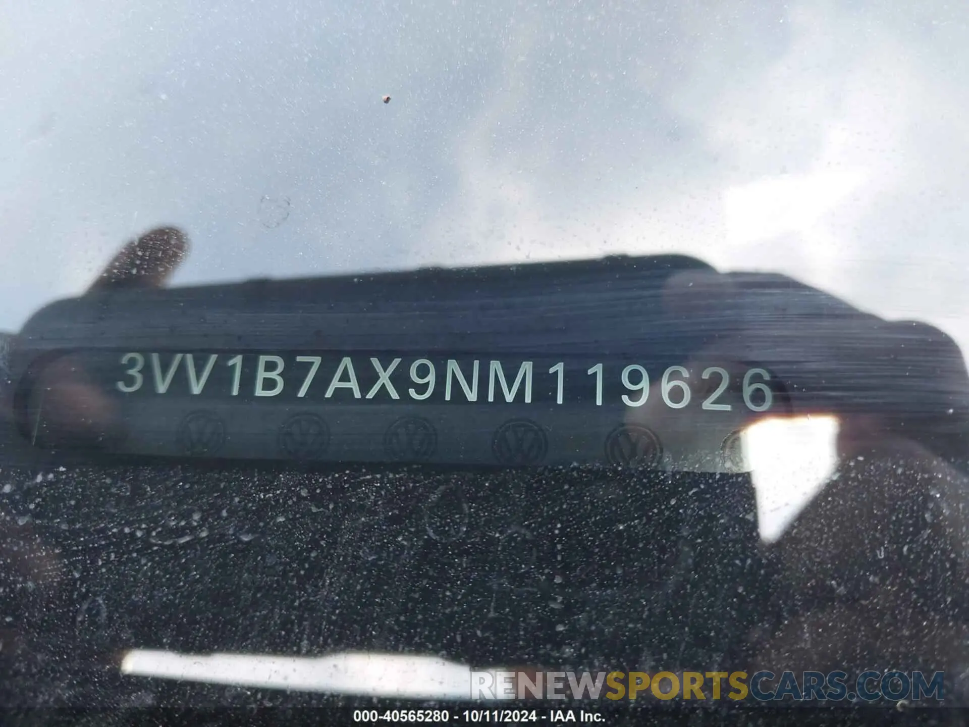 9 Photograph of a damaged car 3VV1B7AX9NM119626 VOLKSWAGEN TIGUAN 2022