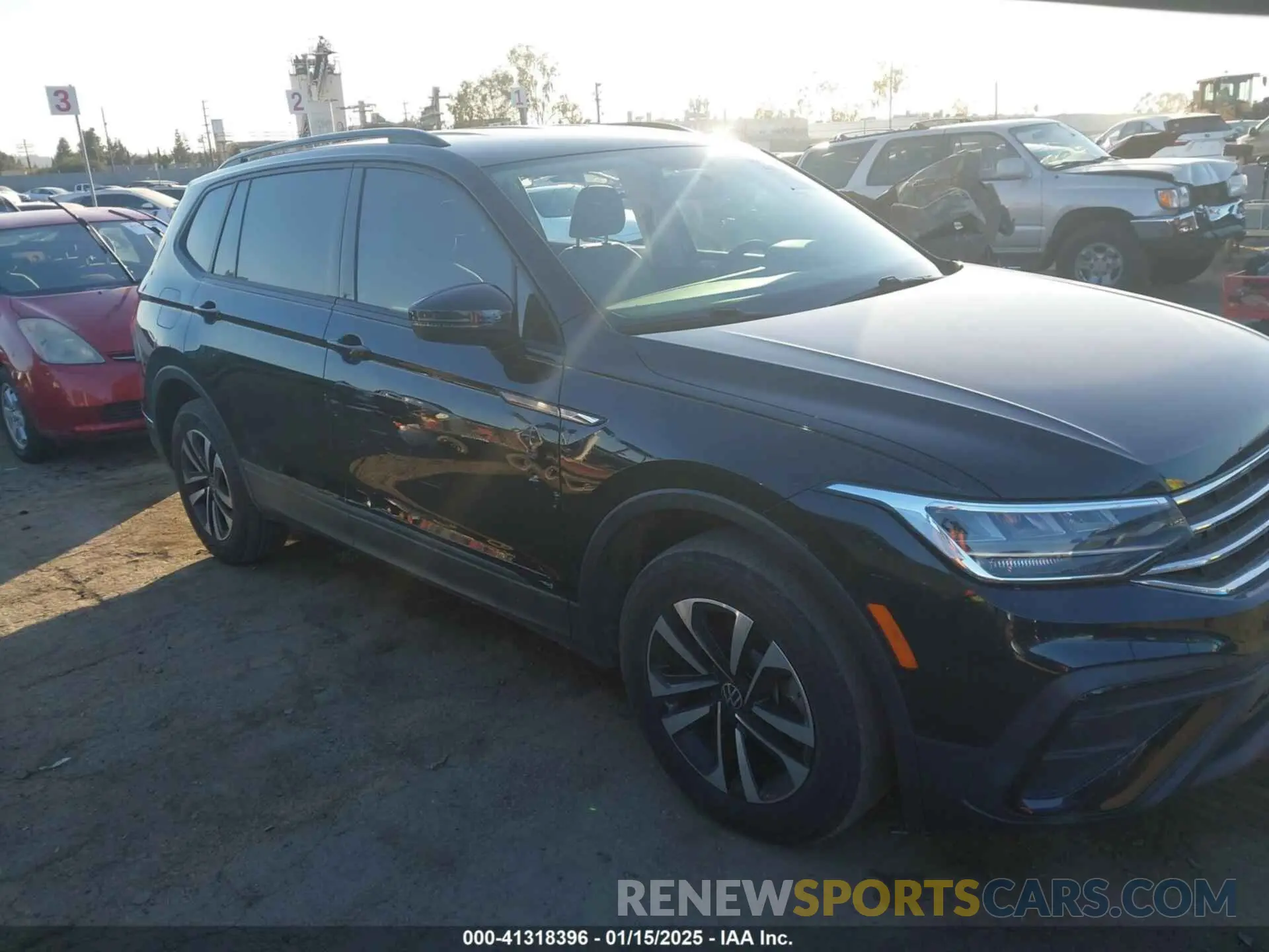 1 Photograph of a damaged car 3VV1B7AX9NM124552 VOLKSWAGEN TIGUAN 2022