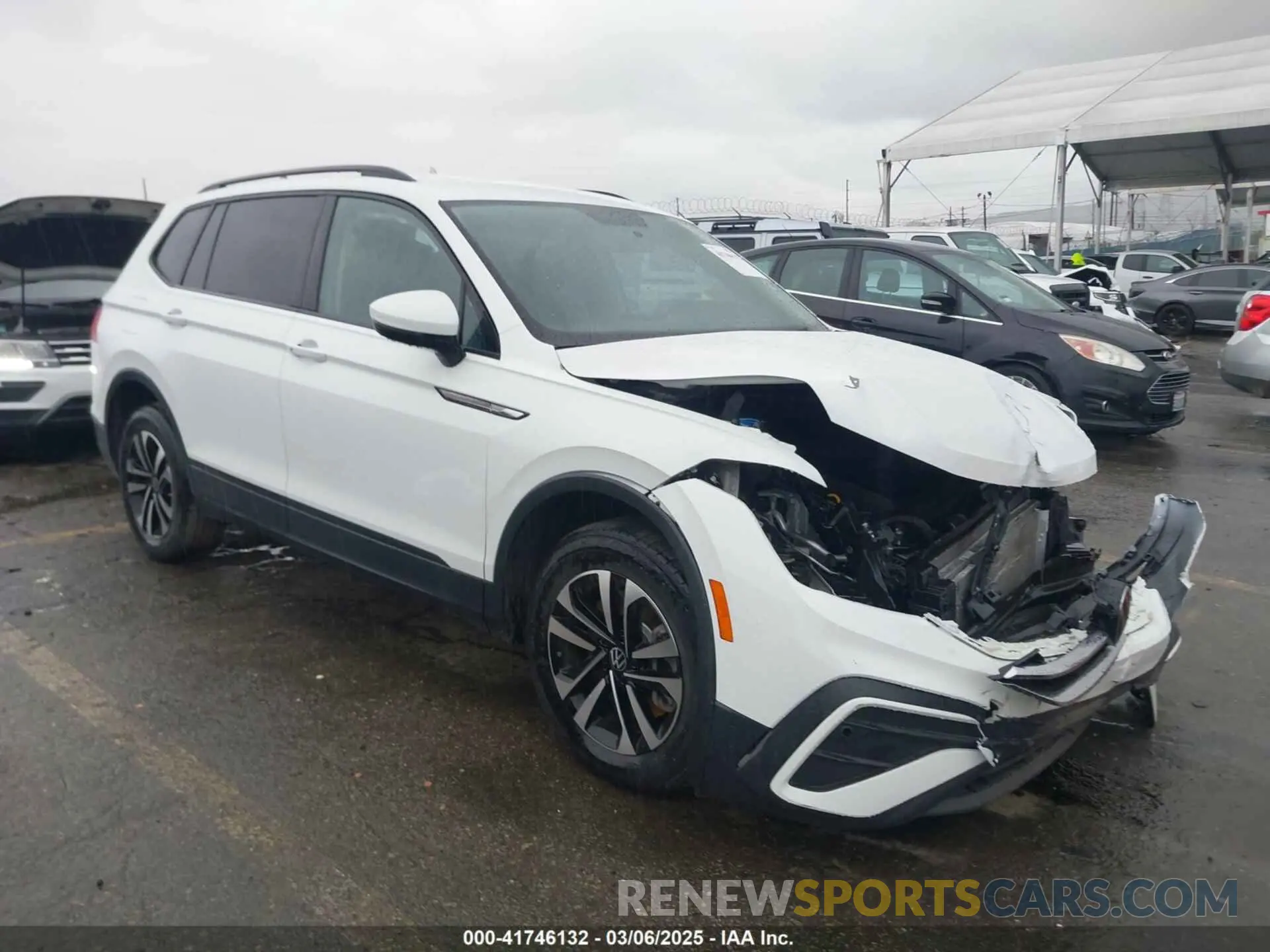 1 Photograph of a damaged car 3VV1B7AXXNM149461 VOLKSWAGEN TIGUAN 2022