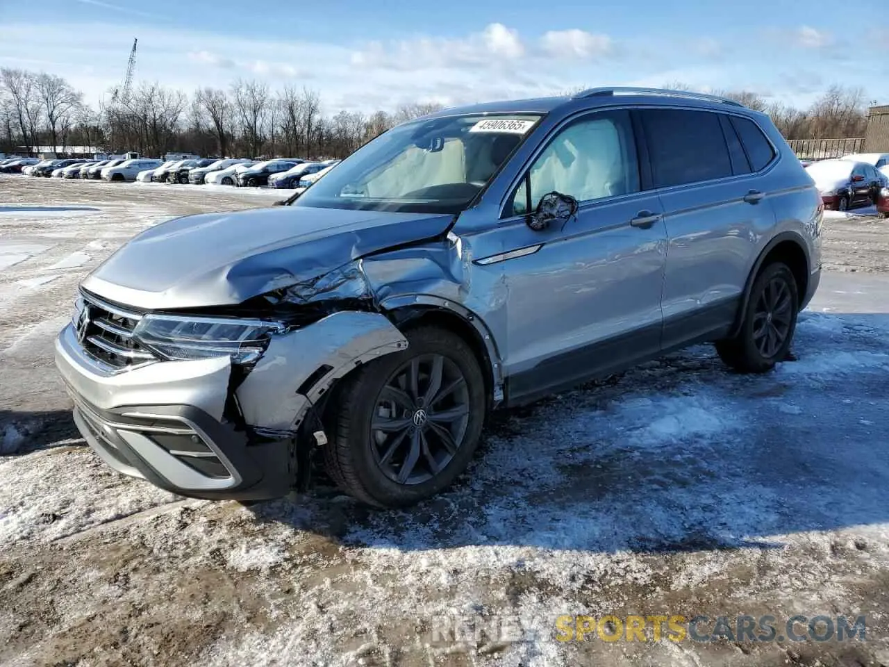 1 Photograph of a damaged car 3VV2B7AX0NM061376 VOLKSWAGEN TIGUAN 2022