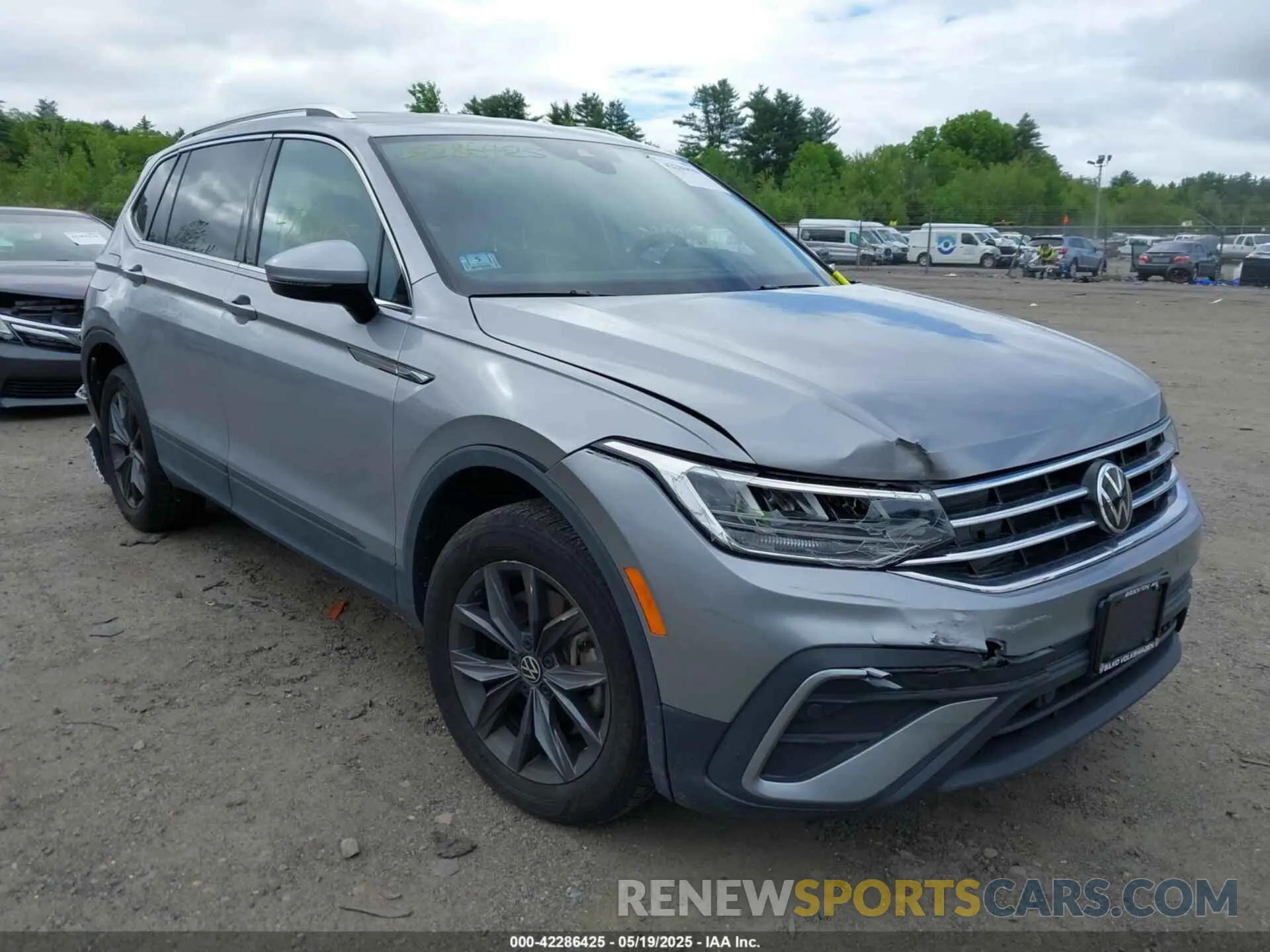 1 Photograph of a damaged car 3VV2B7AX0NM158691 VOLKSWAGEN TIGUAN 2022