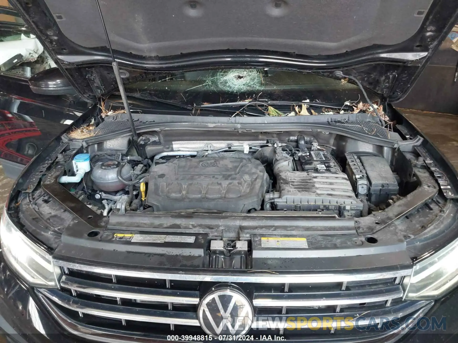 10 Photograph of a damaged car 3VV2B7AX6NM073743 VOLKSWAGEN TIGUAN 2022