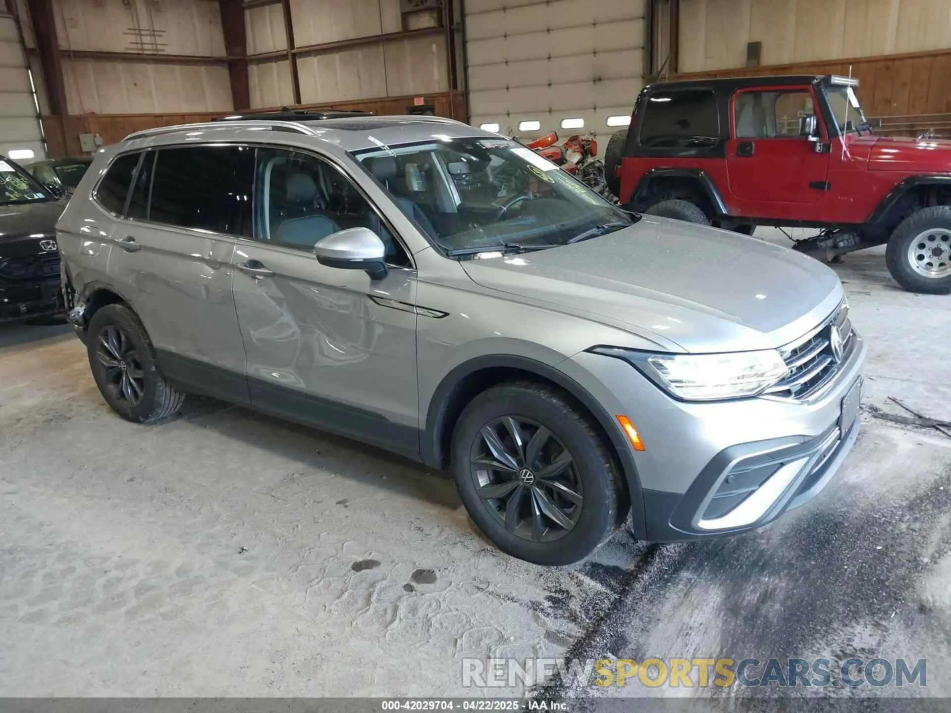 1 Photograph of a damaged car 3VV2B7AX9NM148970 VOLKSWAGEN TIGUAN 2022
