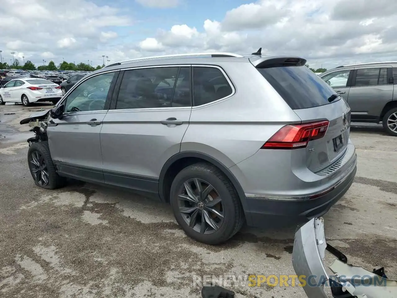 2 Photograph of a damaged car 3VV3B7AX0NM048051 VOLKSWAGEN TIGUAN 2022