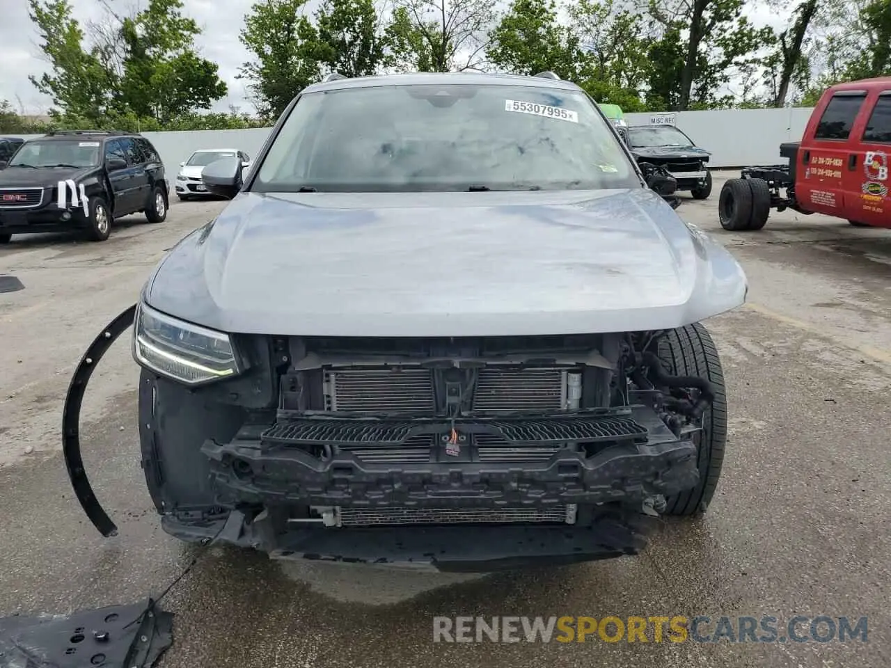 5 Photograph of a damaged car 3VV3B7AX0NM048051 VOLKSWAGEN TIGUAN 2022