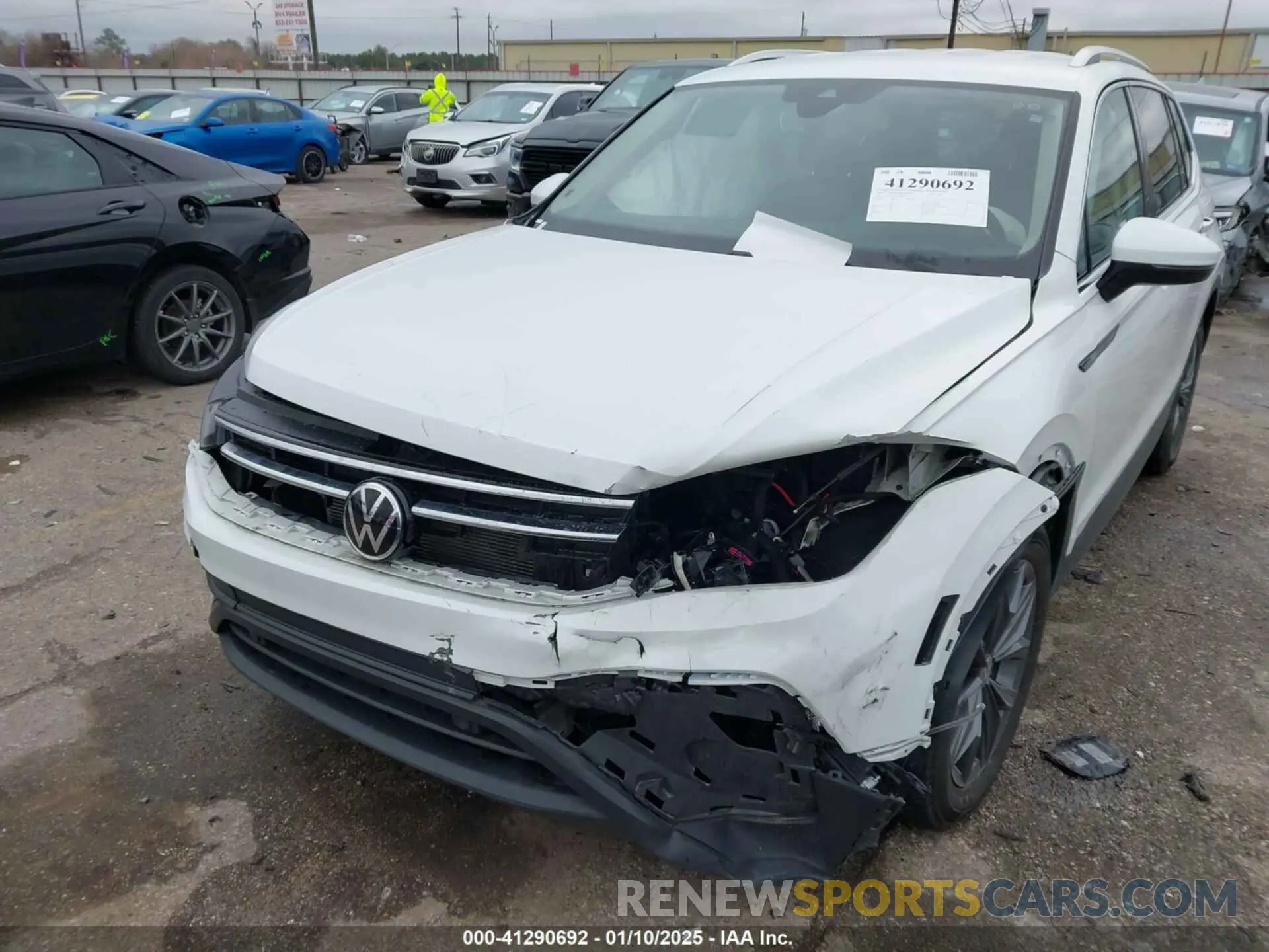 6 Photograph of a damaged car 3VV3B7AX0NM161398 VOLKSWAGEN TIGUAN 2022