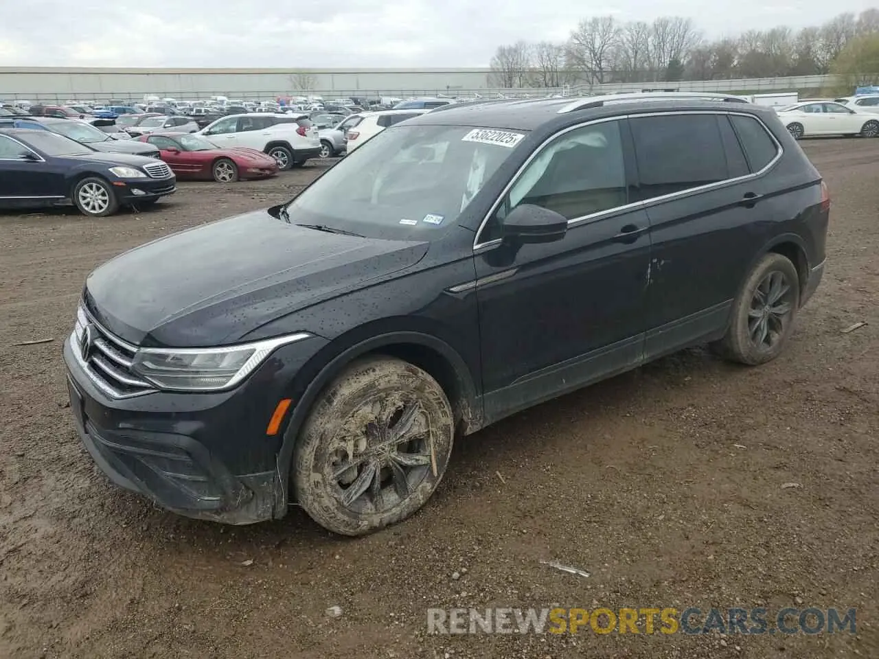1 Photograph of a damaged car 3VV3B7AX2NM030909 VOLKSWAGEN TIGUAN 2022
