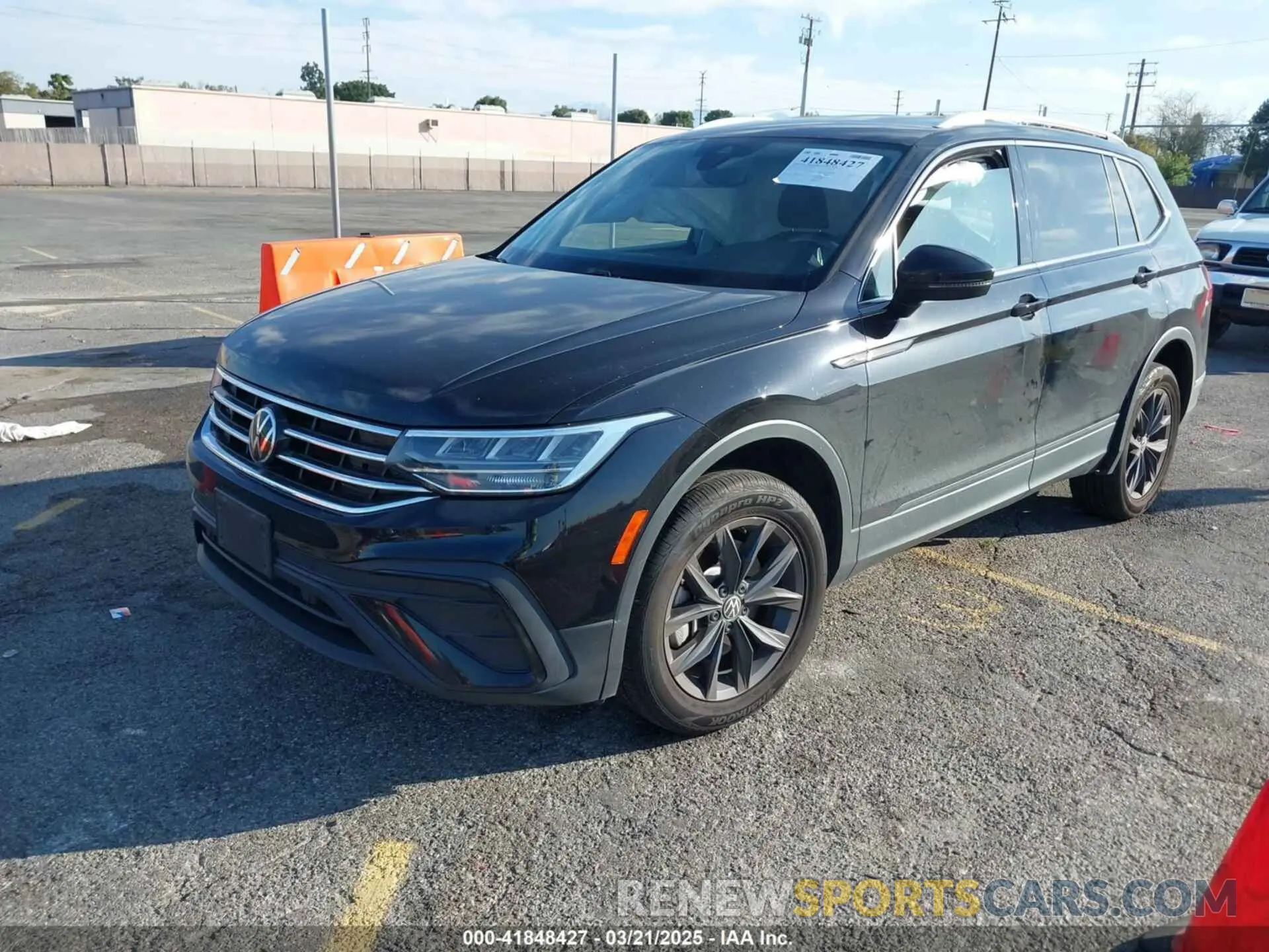 2 Photograph of a damaged car 3VV3B7AX5NM042455 VOLKSWAGEN TIGUAN 2022