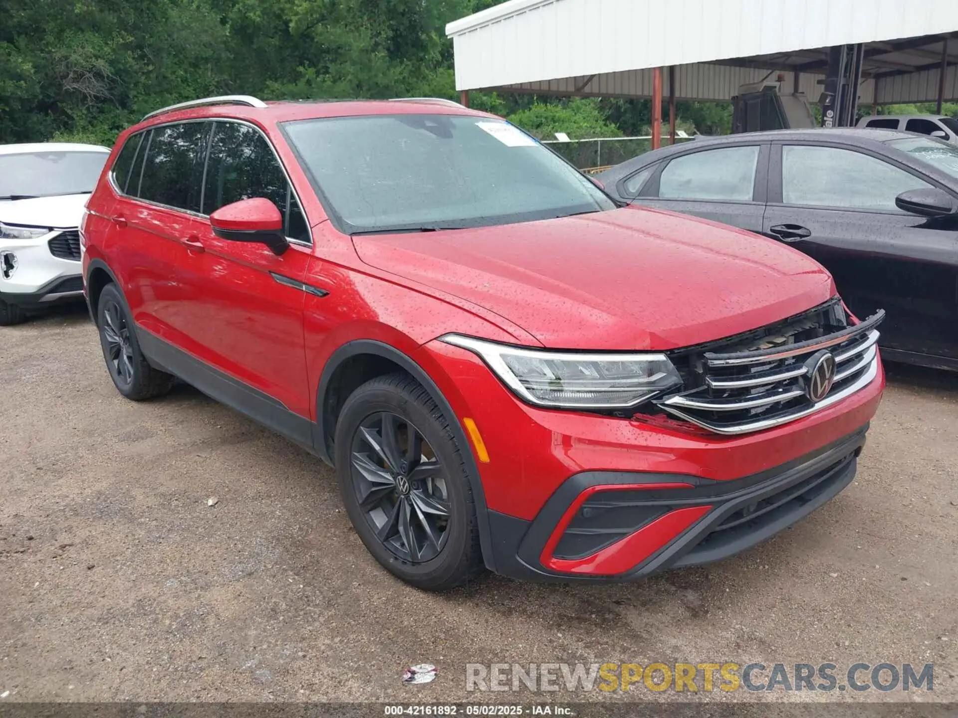 1 Photograph of a damaged car 3VV3B7AX7NM170227 VOLKSWAGEN TIGUAN 2022