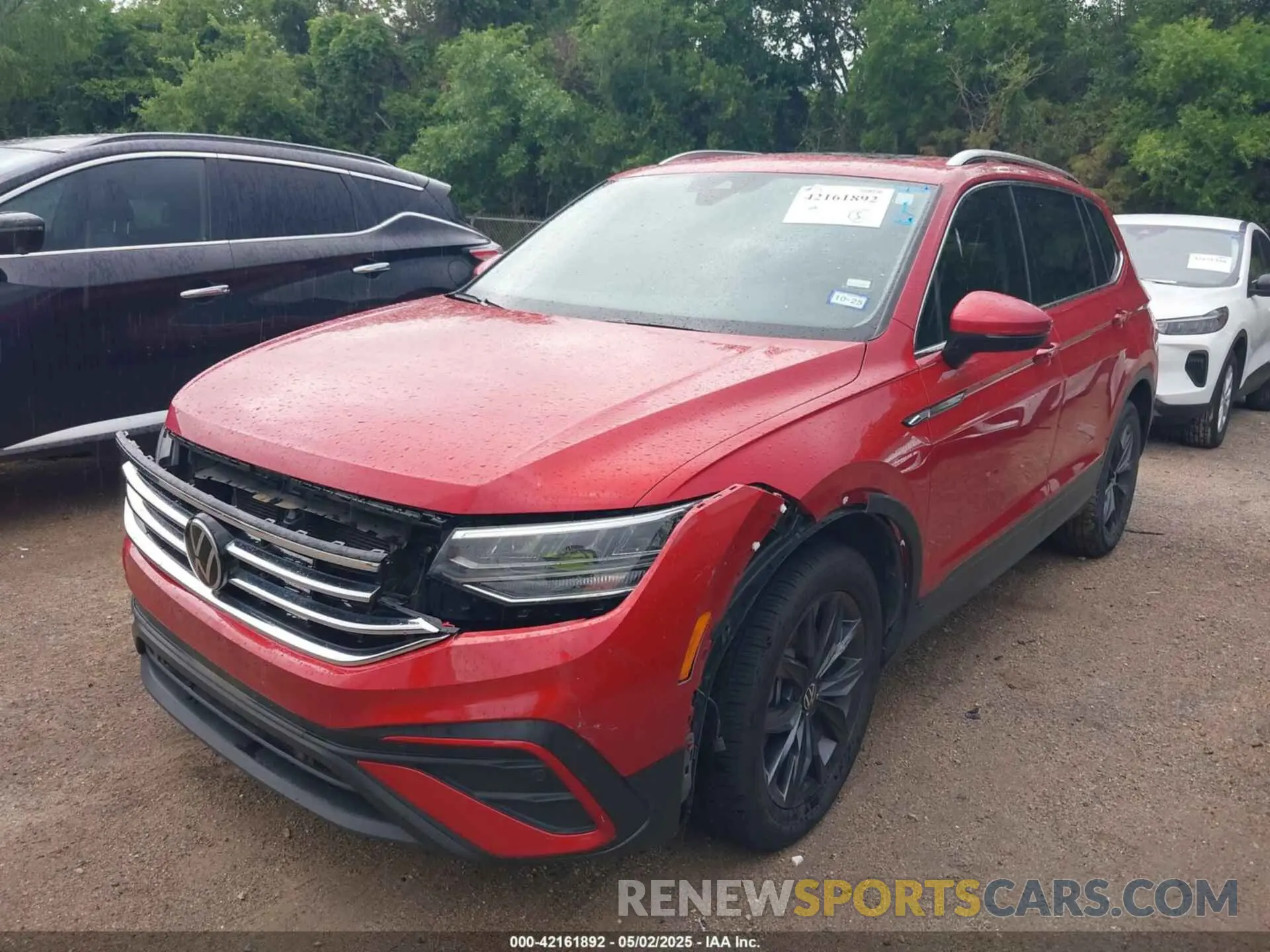 2 Photograph of a damaged car 3VV3B7AX7NM170227 VOLKSWAGEN TIGUAN 2022