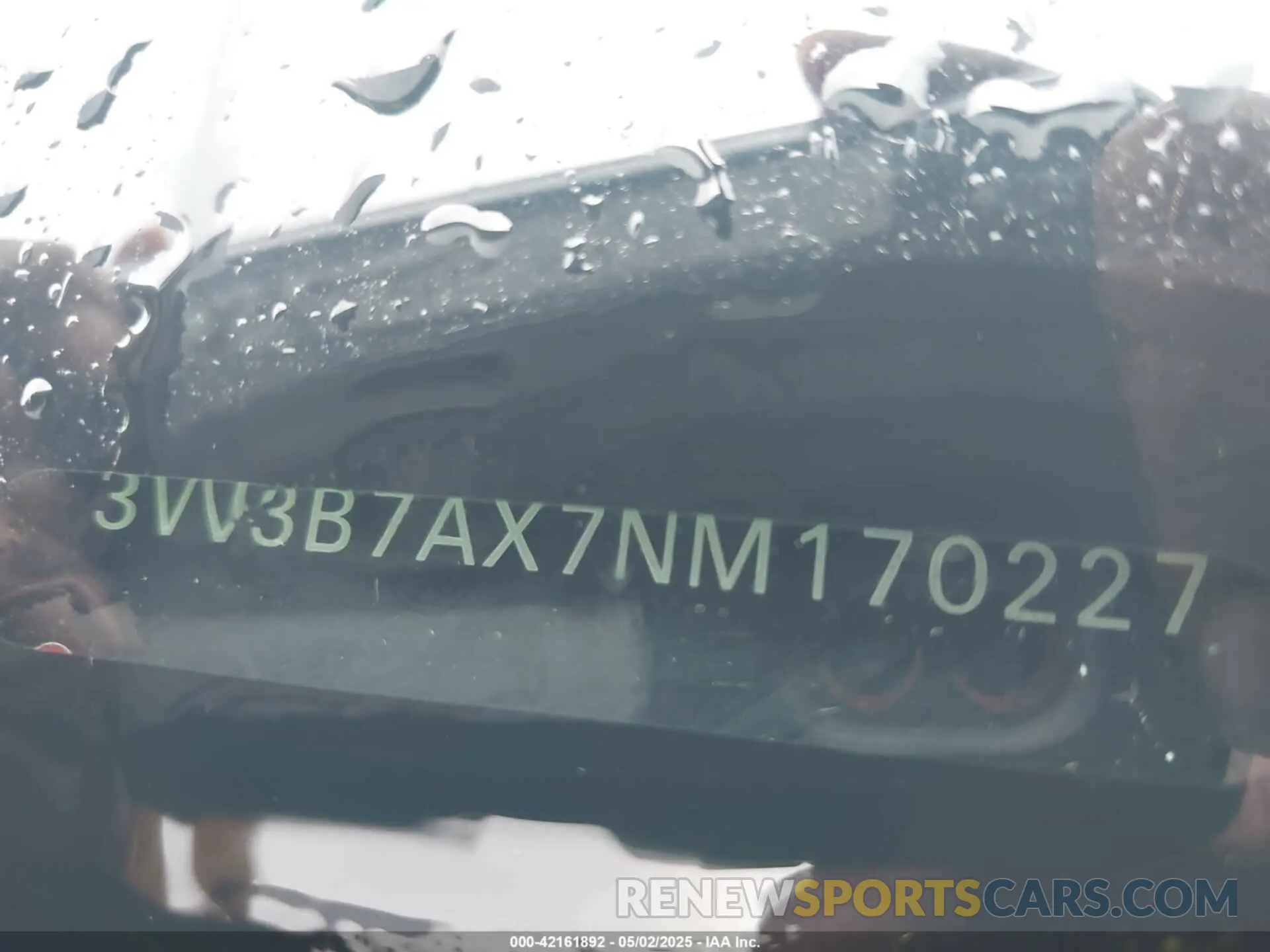 9 Photograph of a damaged car 3VV3B7AX7NM170227 VOLKSWAGEN TIGUAN 2022